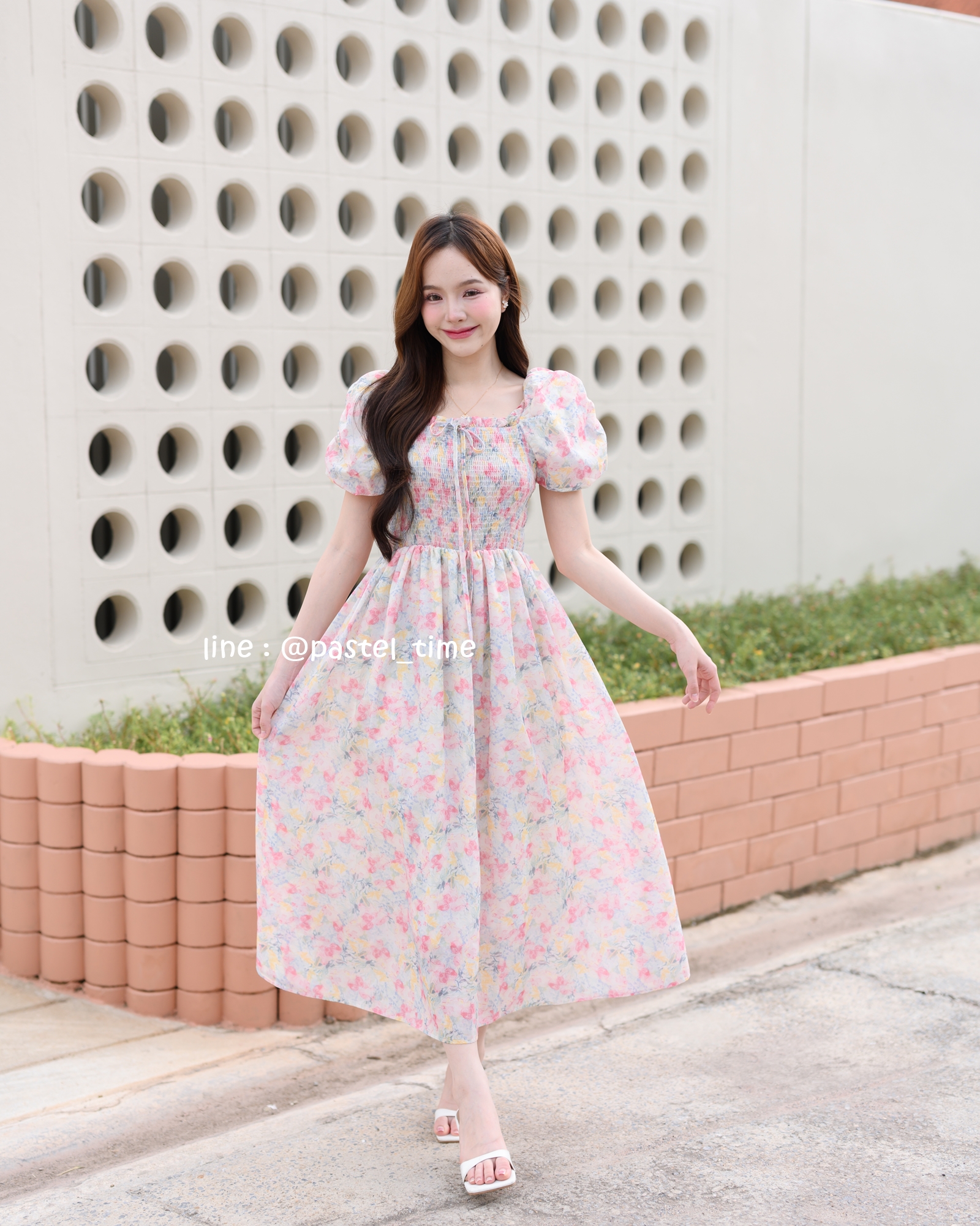 Fiore Smock Midi Dress
