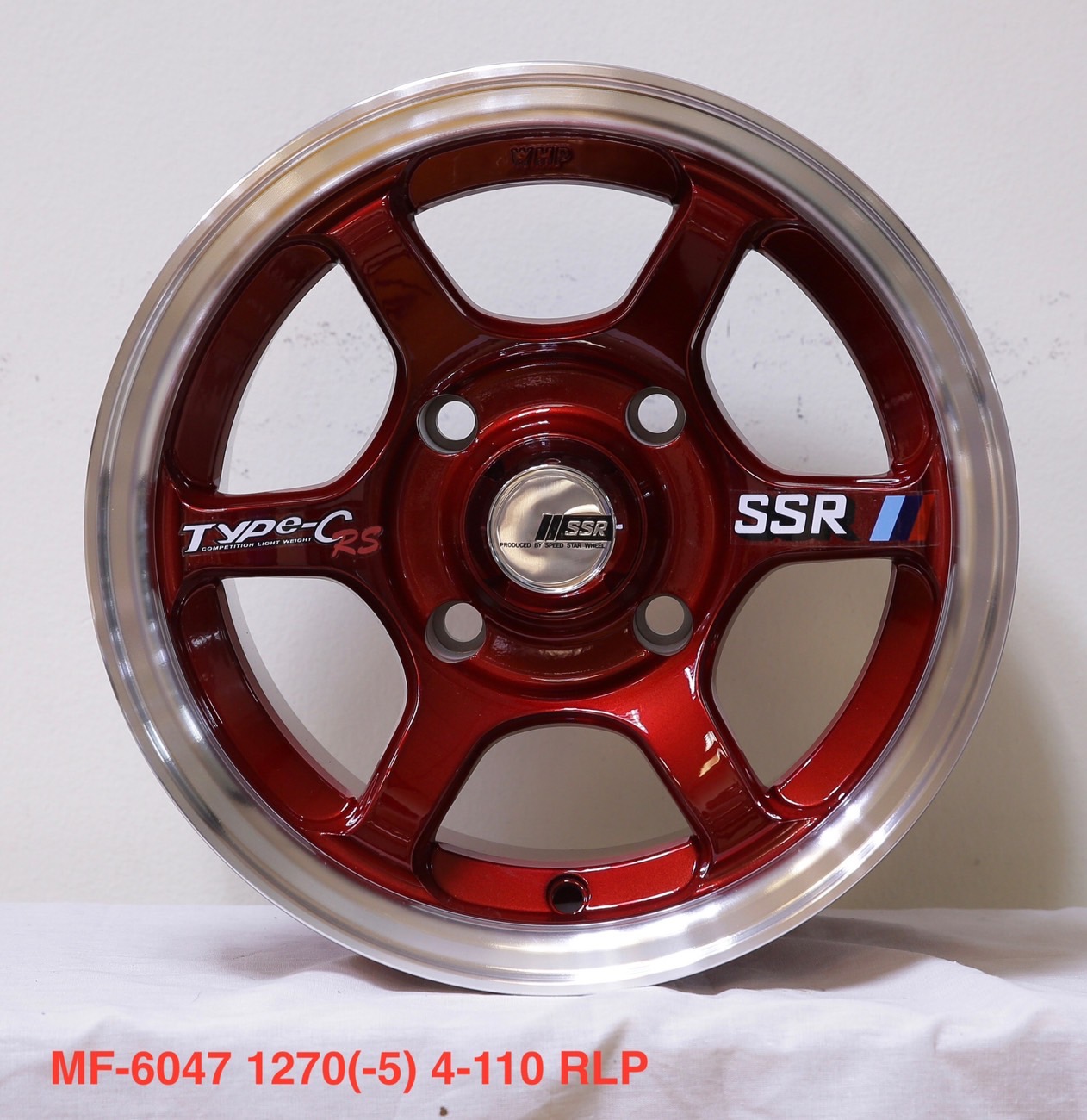ล้อแม็กซ์ Type-C RS SSR Mf-6047 12x7.0 Et-5 PCD:4x110 (RLP)