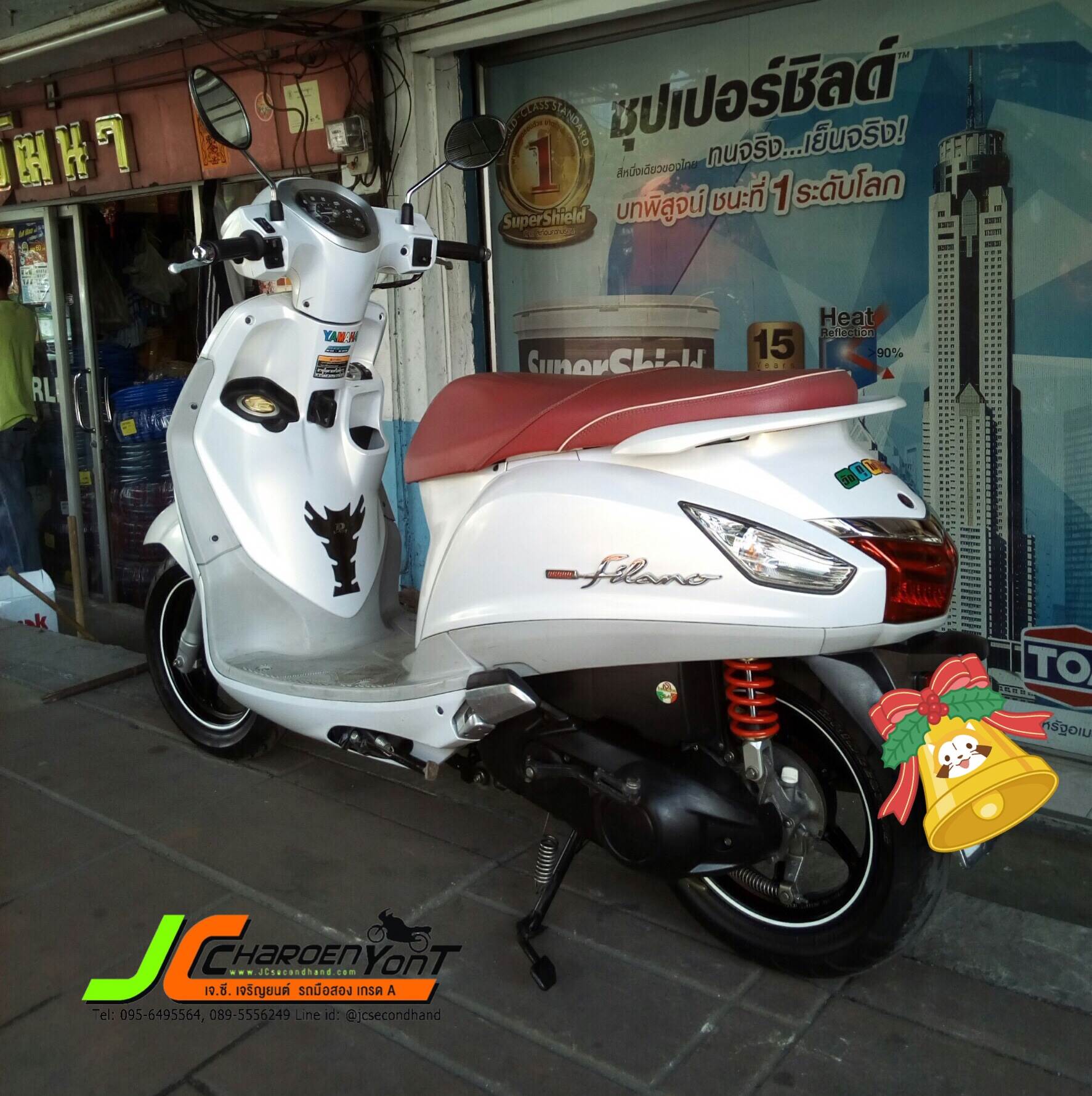 "ใครหารุ่นนี้อยู่ รีบมาจับจองกันได้เลย" Yamaha GRAND FILANO Classico ตัว2016แท้ รถบ้านมือเดียวสภาพเดิมสวย เครื่องดีโคตรเดิมห้องเครื่องใสปิ้ง ปล่อยมือสบาย