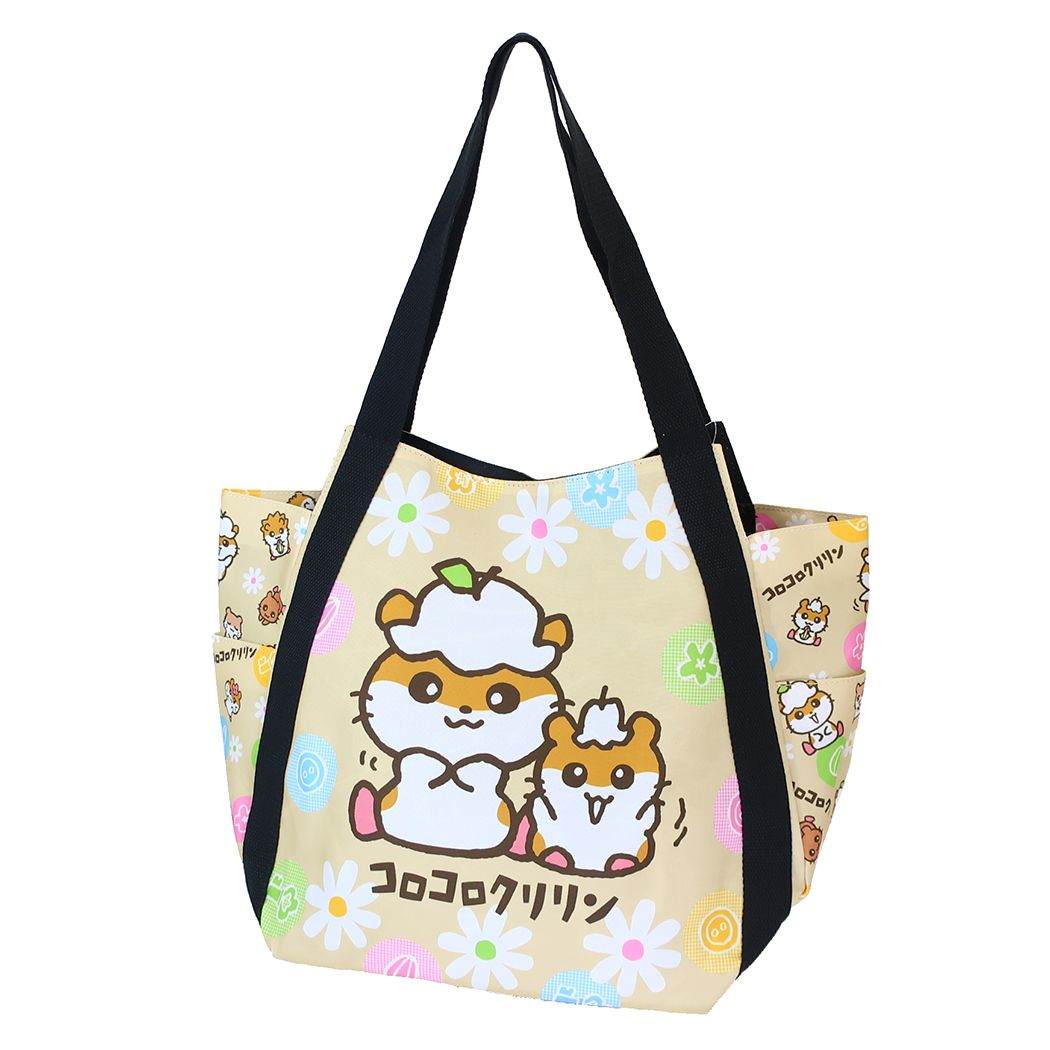 กระเป๋าสะพายใบใหญ่ Sanrio Tote Bag แบบ Corocoro Kuririn ขนาด 49 x 30 x 21.5 ซม.