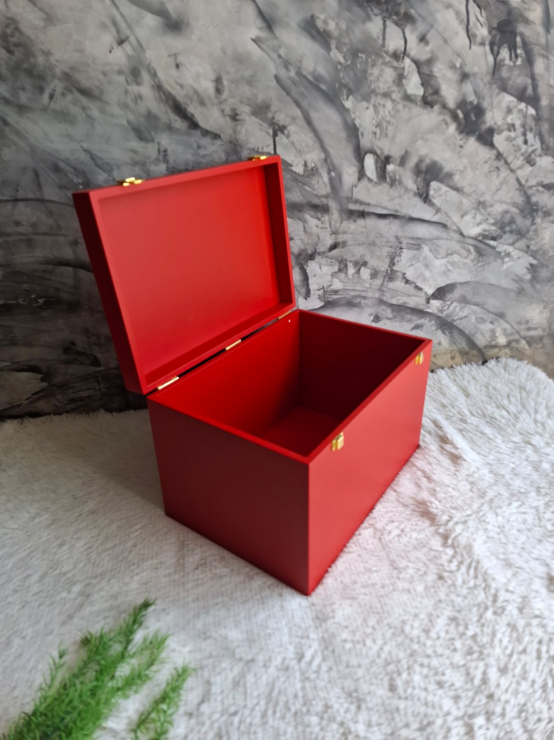 กล่องไม้เก็บของ