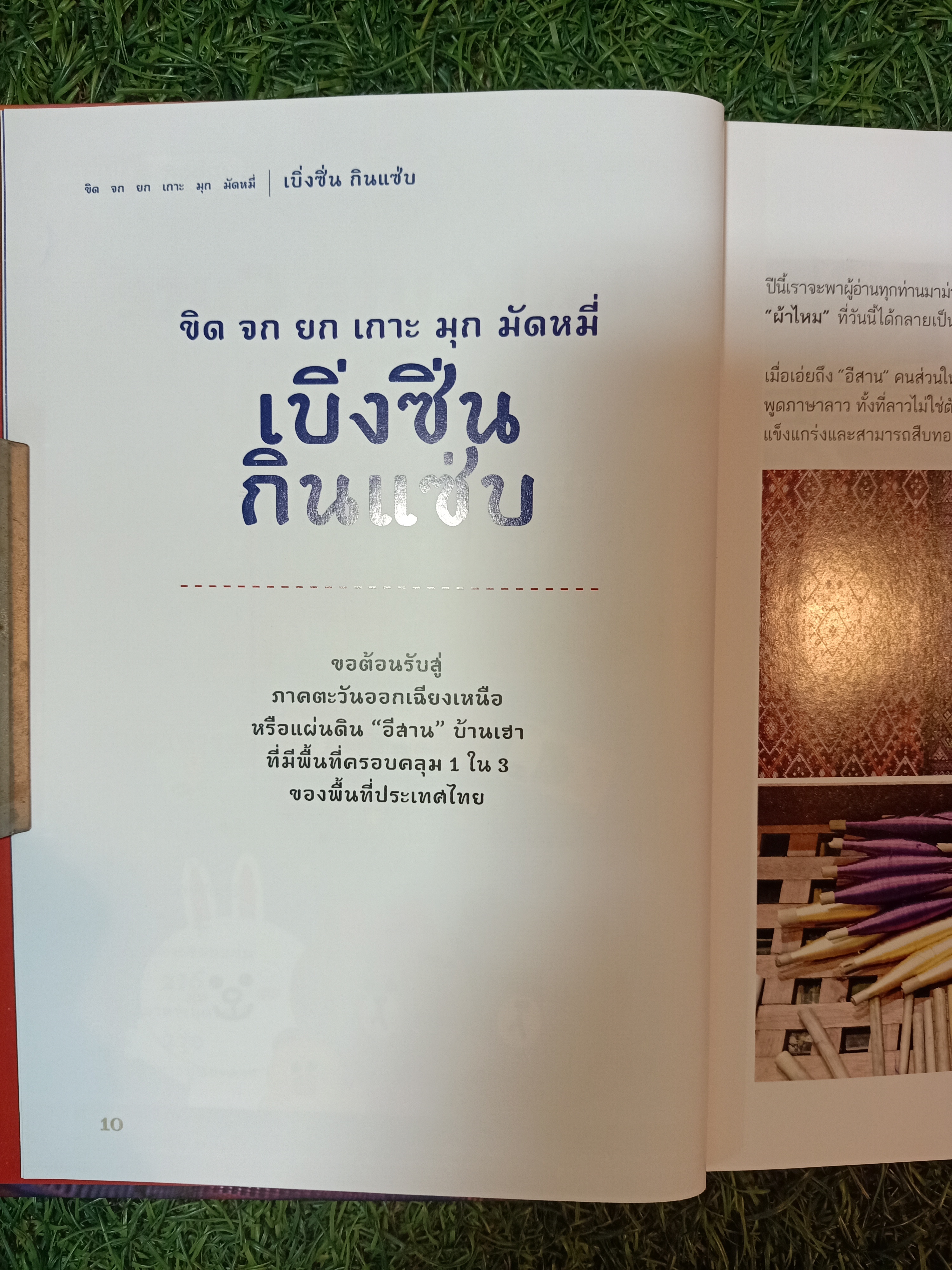 ขิด จก ยก เกาะ มุก มัดหมี่ -เบิ่ง๙ิ่น- กินแซ่บ / ศรัญญา พุทธารี และนิตยาสาร Gourmet & Cuisine