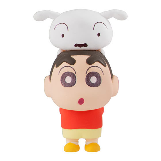 เซ็ตโมเดล Crayon Shin-chan Narabundesu ครบ 6 ตัว เป็นแบบชินจังและเพื่อน ๆ สูงประมาณ 6 ซม.