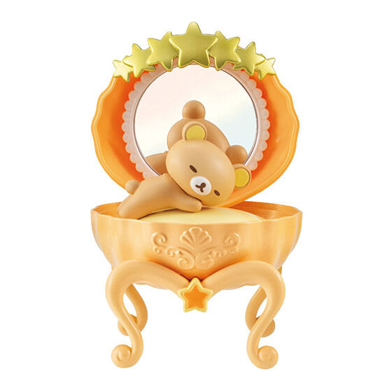 Rilakkuma Shell Dresser เป็นโมเดลแบบโต๊ะเครื่องแป้ง น่ารักมาก ขนาดประมาณ 11 ซม. มี 4 แบบให้เลือก