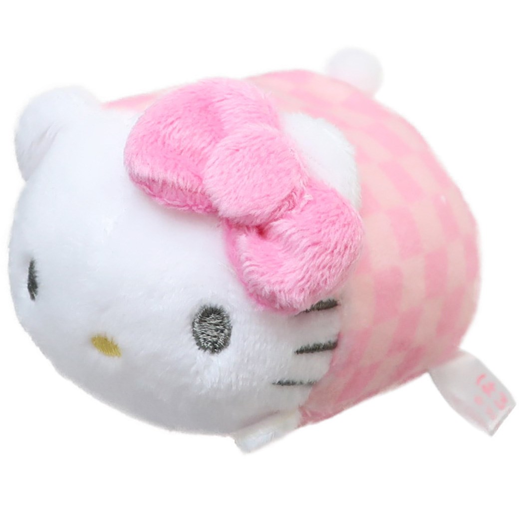 ตุ๊กตา Sanrio Characters Japanese Pattern แบบ Hello Kitty ตรงตัวทำเป็นลายแบบญี่ปุ่น น่ารักมาก ขนาด 6 x 5.5 x 8 ซม.