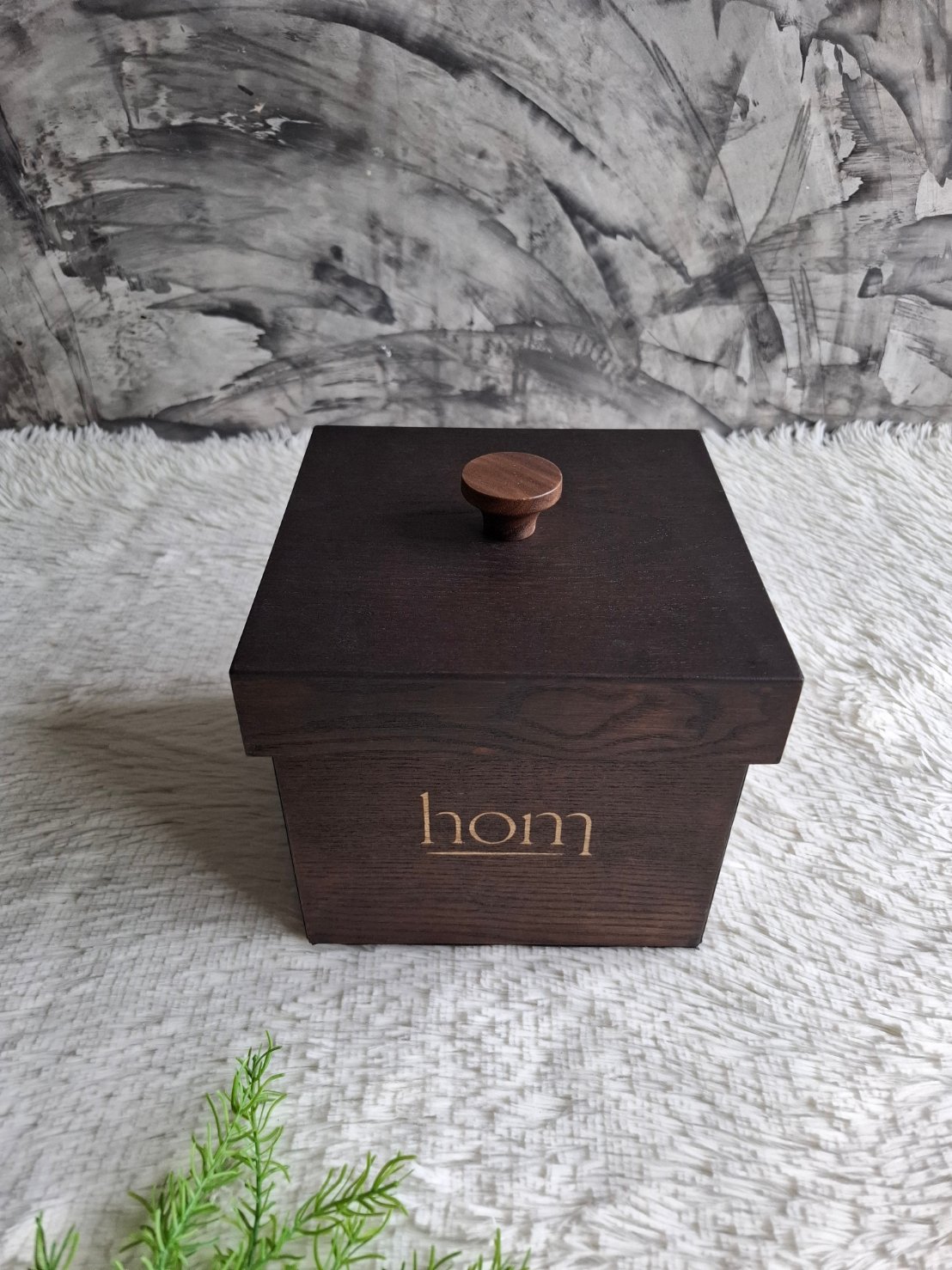 กล่องไม้ใส่เค็กวันเกิด