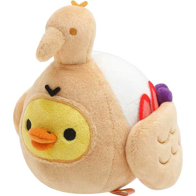 ตุ๊กตา Rilakkuma Retro Sweets Series (Limited) แบบ Kiiroitori Swan Cream Puff ขนาด 14 x 13 x 15 ซม.