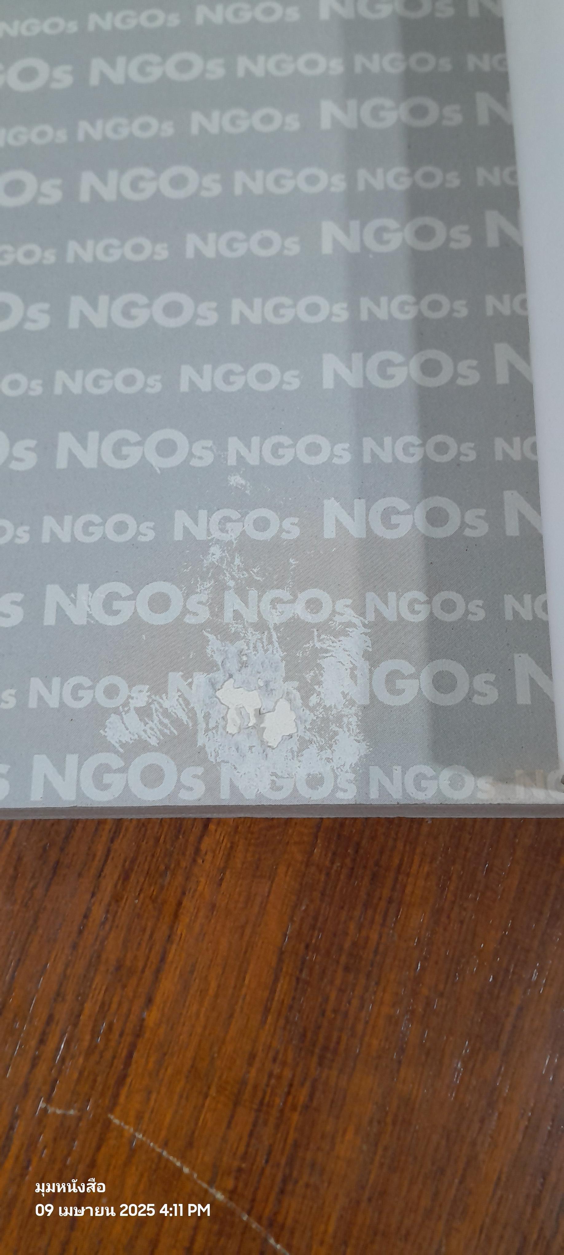 บันทึกลับ NGOs / ชัชวาลย์ ทองดีเลิศ (สภาพไม่สมบูรณ์)