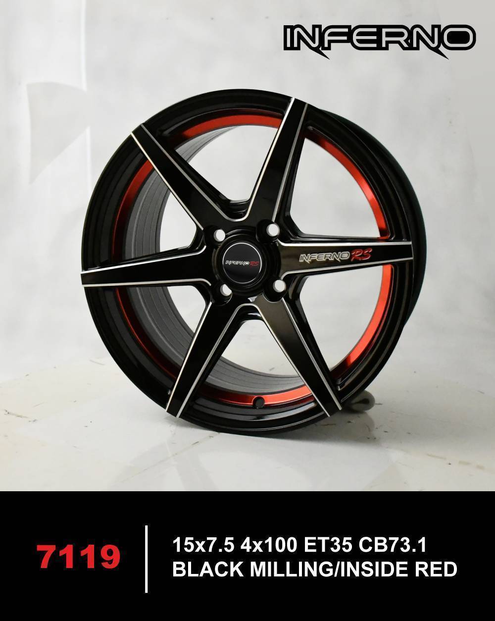 ล้อแม็กซ์ INFERNO 7119 ขอบ15นิ้ว ราคาพิเศษ