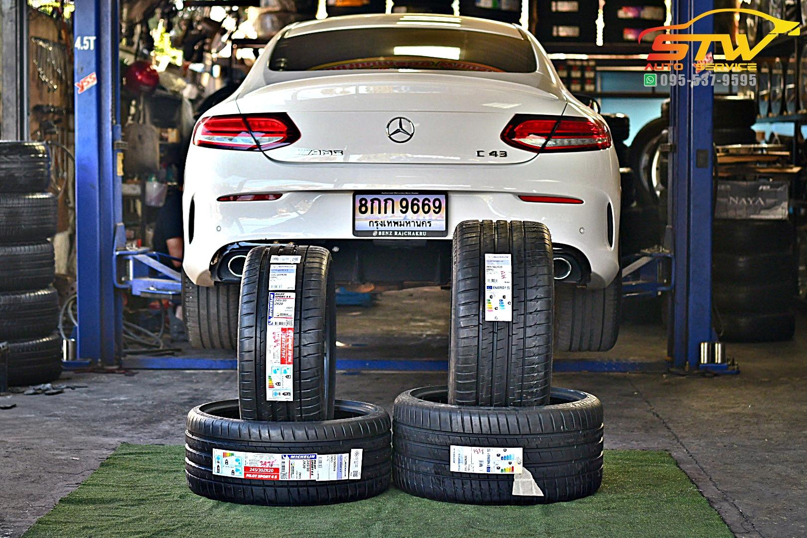 ยางใหม่ MICHELIN PILOT SPORT 4S 245/30R20 285/30R20 ราคาพิเศษ