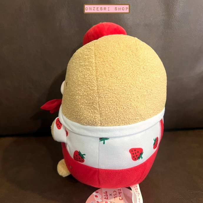 ตุ๊กตา Sumikko Gurashi x Sakuma Strawberry Milk Candy(Limited) แบบ Tonkatsu ขนาด 24 x 19 x 14 ซม. ไม่มีขายทั่วไป เป็นแบบต้องลุ้นกับทางหน้าร้าน San-X ที่ญี่ปุ่นเท่านั้น