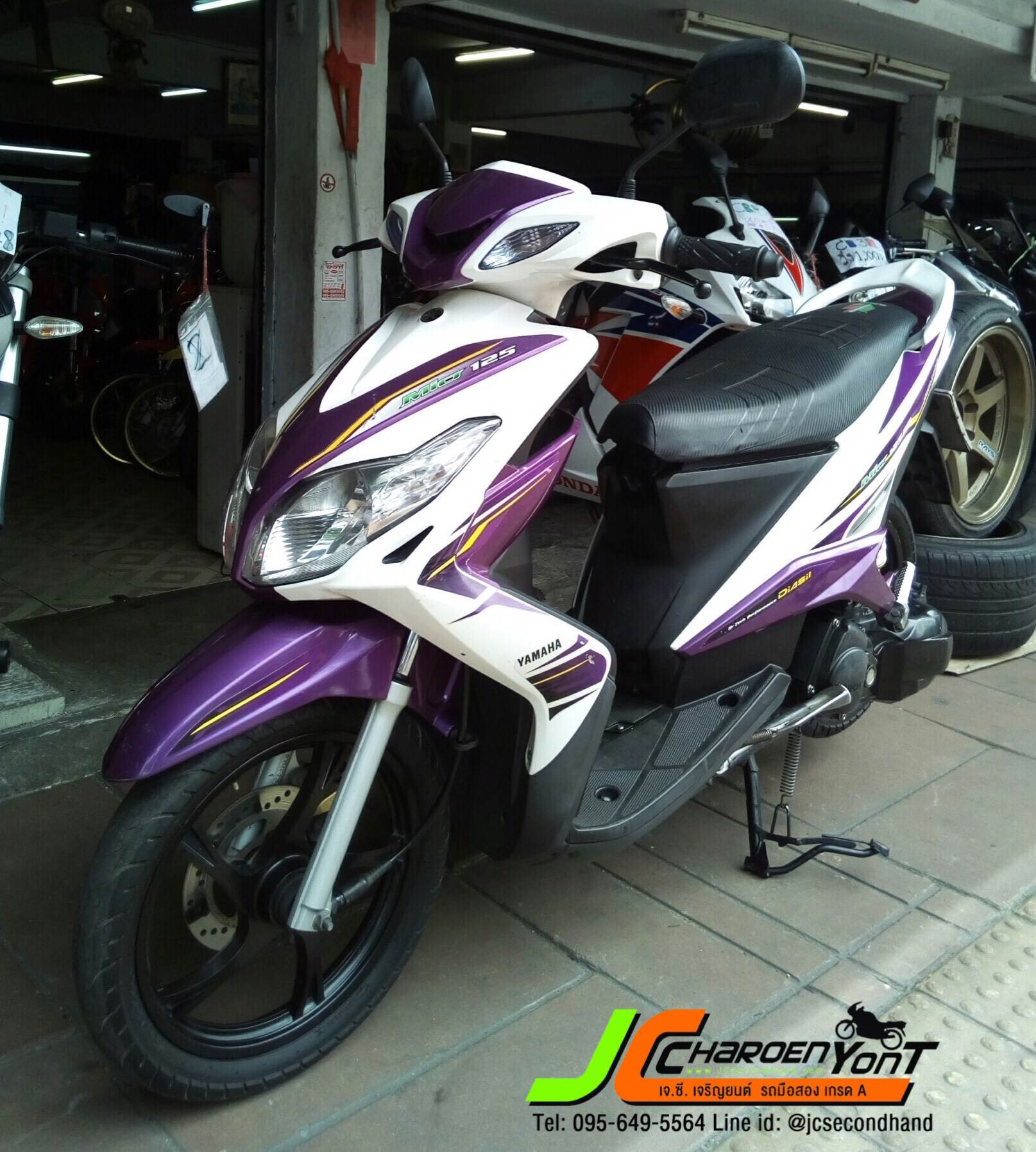 "รถบ้านสวย สภาพพร้อมใช้งาน" YAMAHA MIO125RR จดทะเบียนปลายปี 55 รภสวยเครื่องดี เดิม เงียบ สตาร์ทติดง่าย ชุดสีสวยแท้โรงงานทั้งคัน