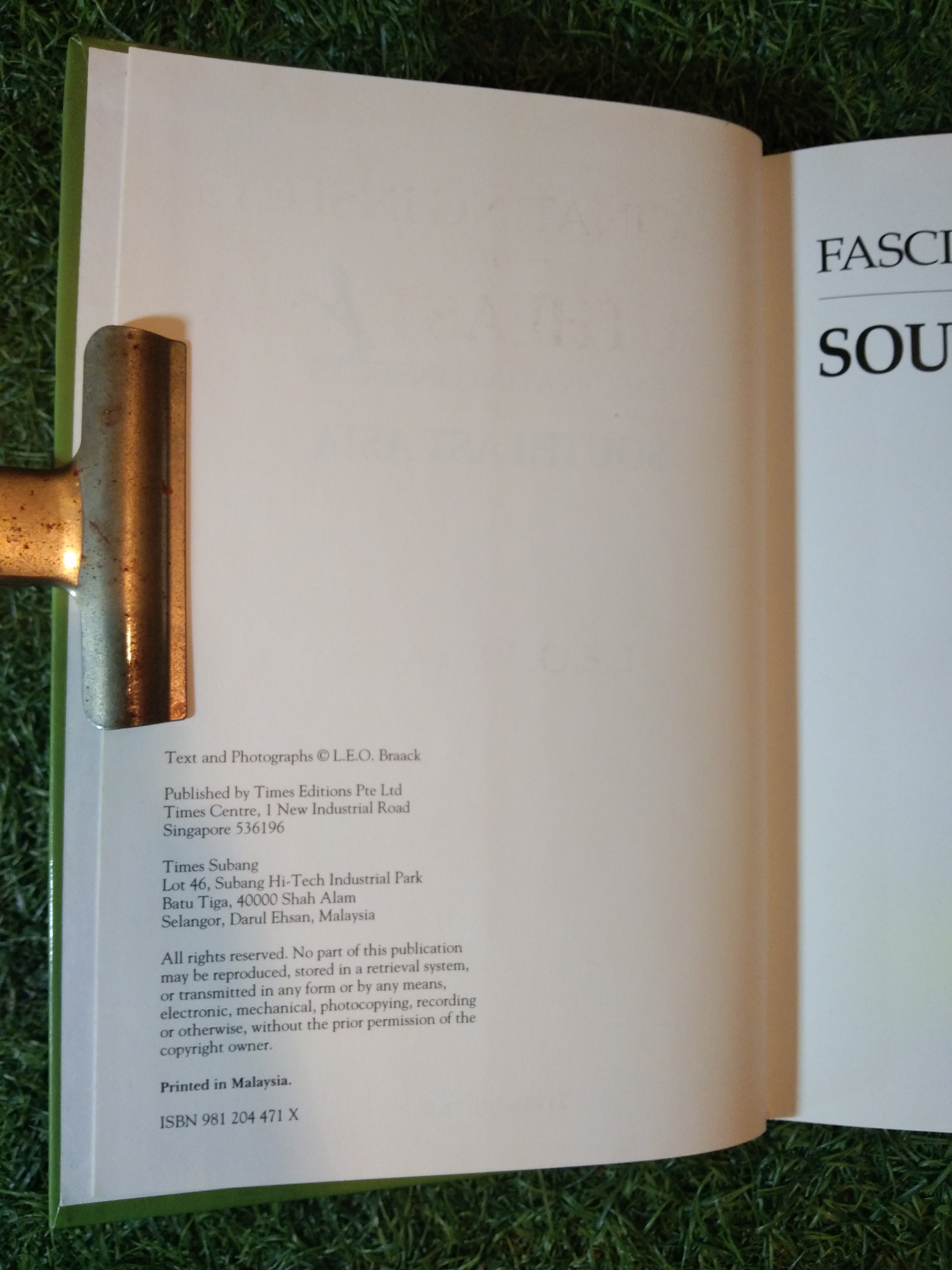 FASCINATING INSECTS of SOUTHEAST ASIA / L.E.O.BRAACK