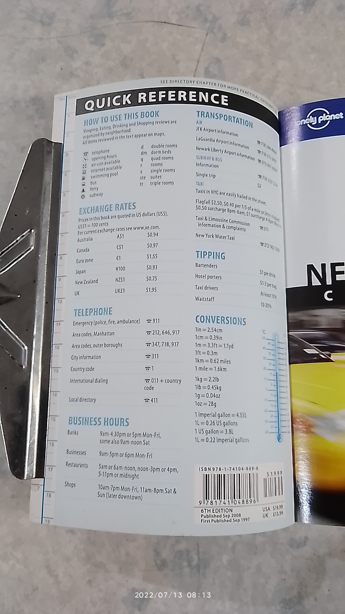 lonely planet : NEW YORK CITY