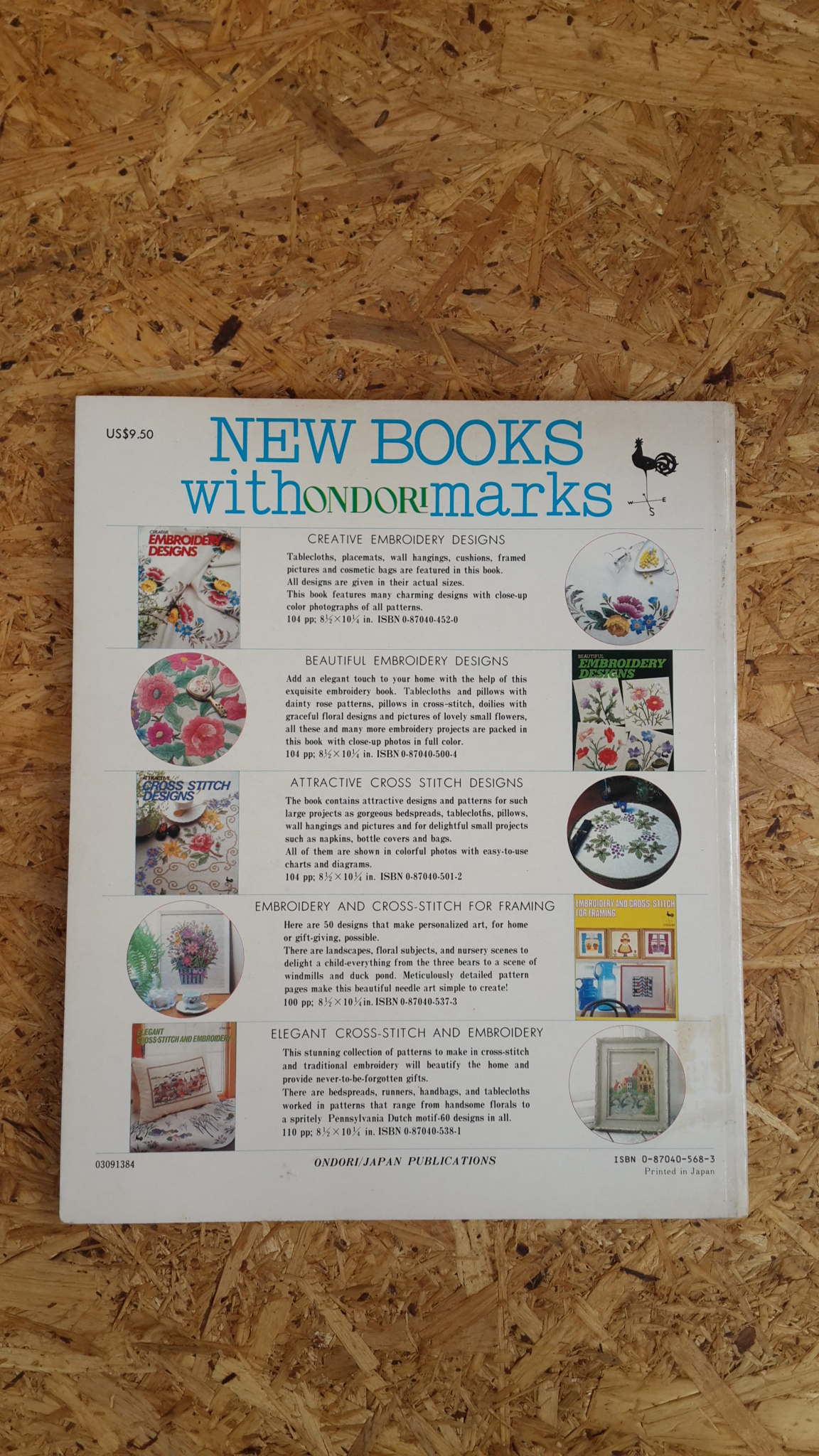 A NEW LOOK FOR NEEDLEWORK : EMBROIDERY AND CROSS-STITCH