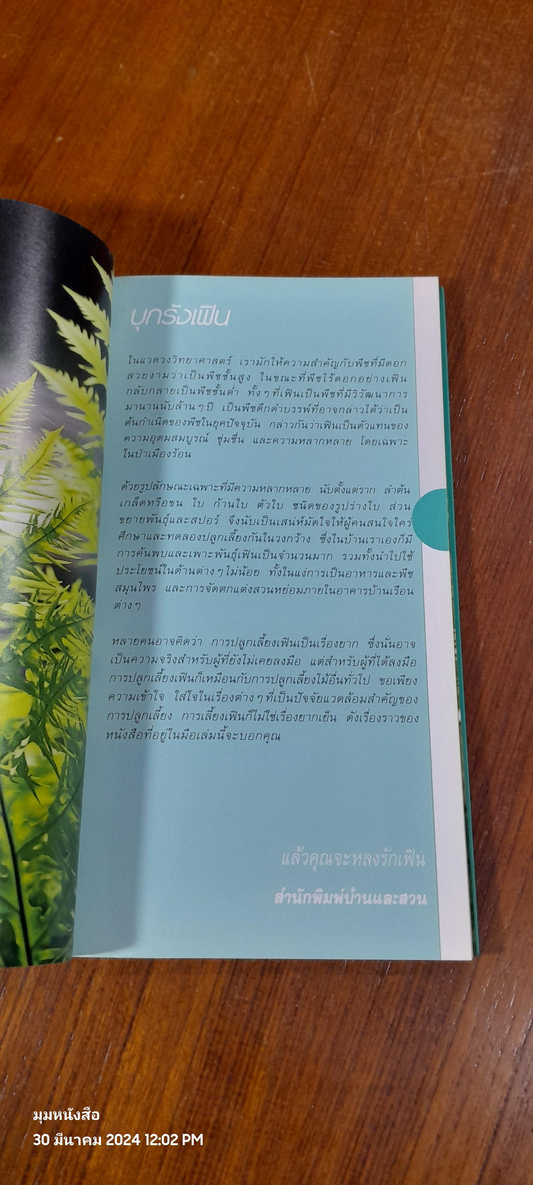 มือใหม่หัดปลูก เฟิน / อุไร จิรมงคลการ