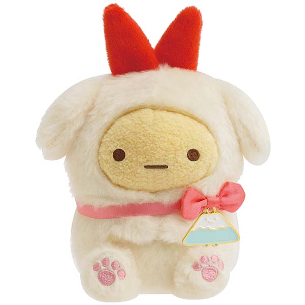 ตุ๊กตา Sumikko Gurashi - Dog Cosplay with Puppy ไซส์ S แบบหางกุ้งเทมปุระ ใส่ชุดน้องหมา ห้อยจี้ภูเขาเป็นโลหะ น่ารักมาก ขนาด 9 x 6.5 x 5.5 ซม.