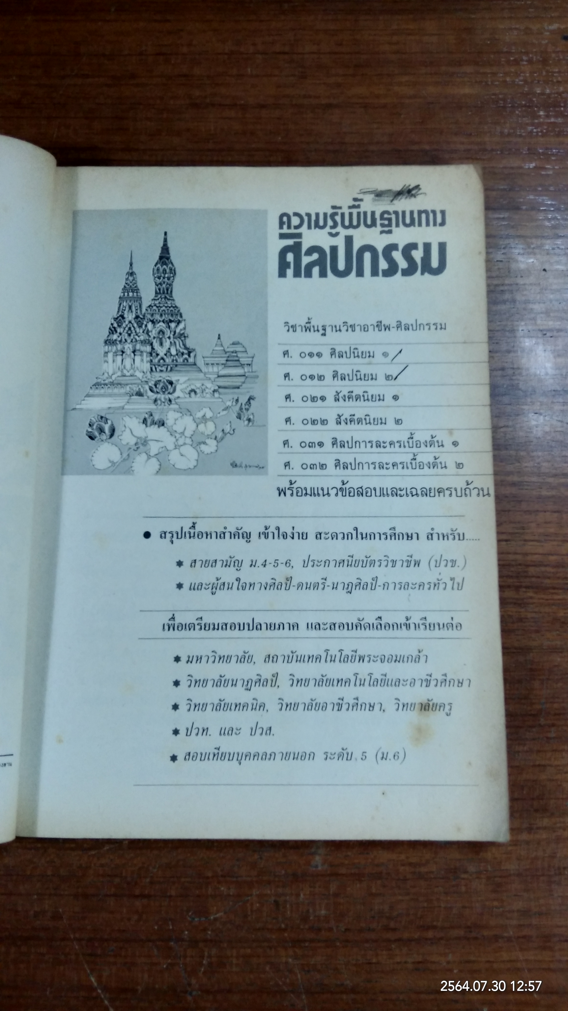ความรู้พื้นฐานทางศิลปกรรม โชดก เก่งเขตรกิจ