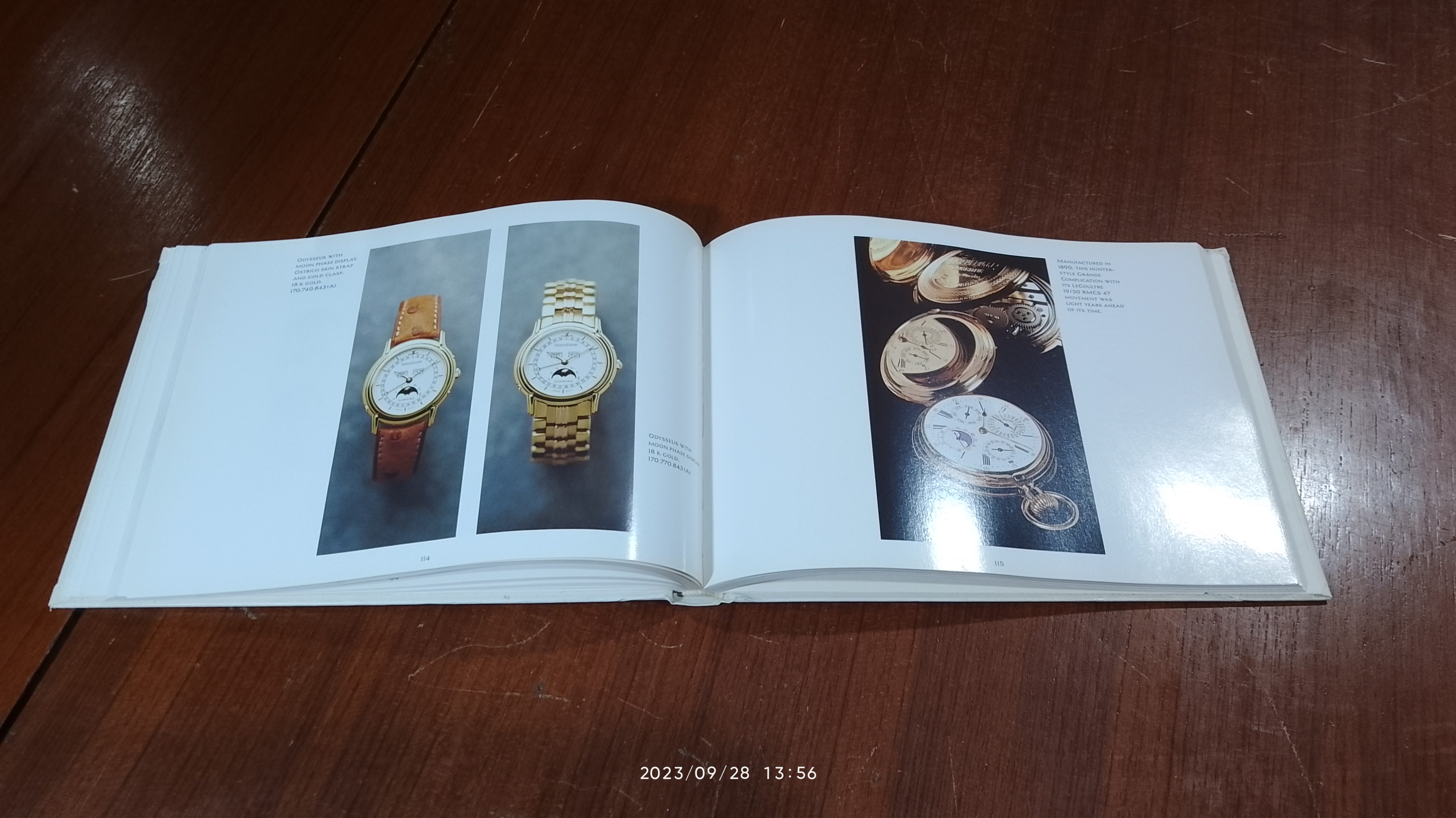 TIMEPIECES FROM THE "MANUFACTURE" : EDITION 1993/94