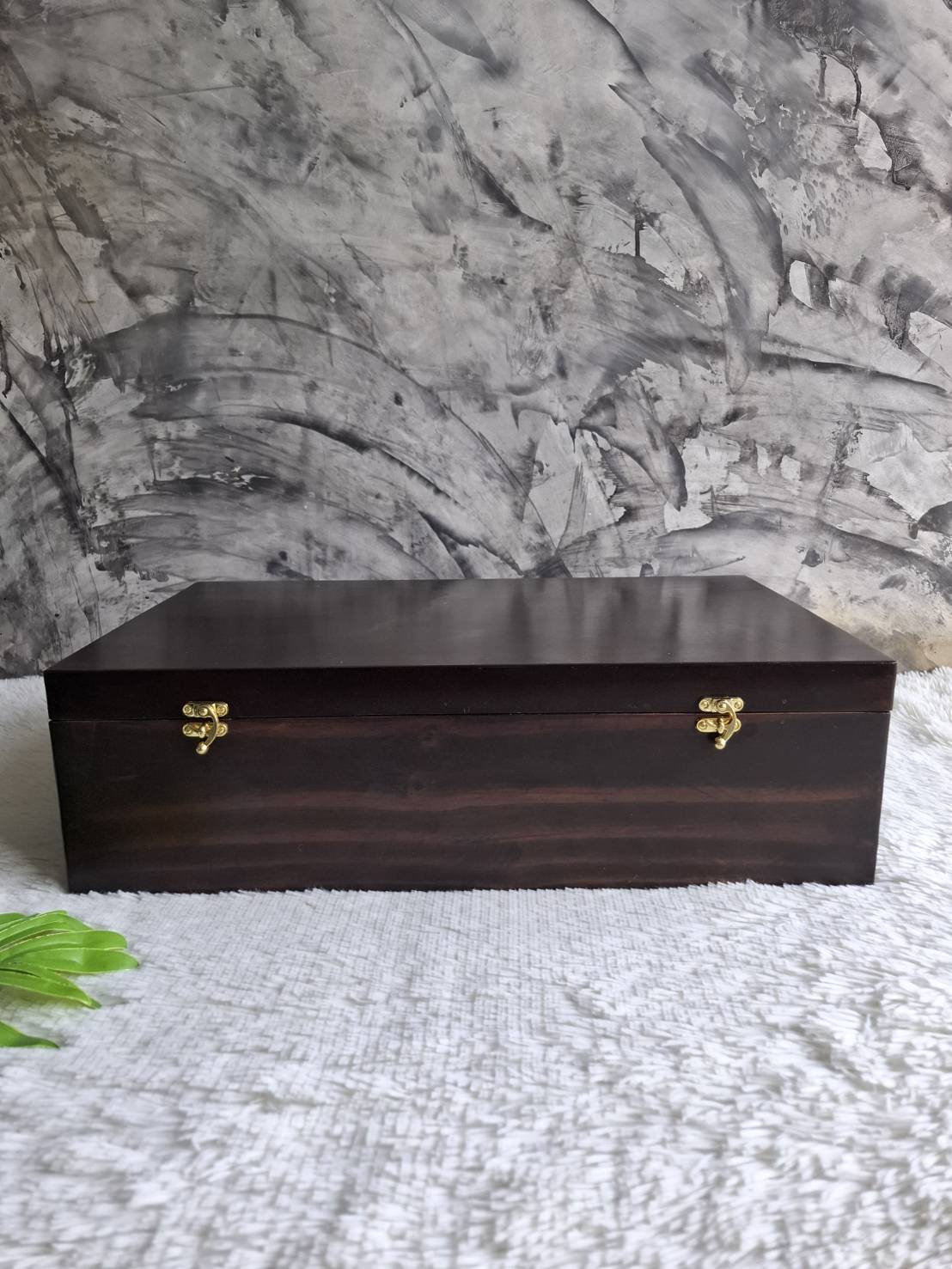 กล่องไม้แบ่งช่อง 10 ช่อง