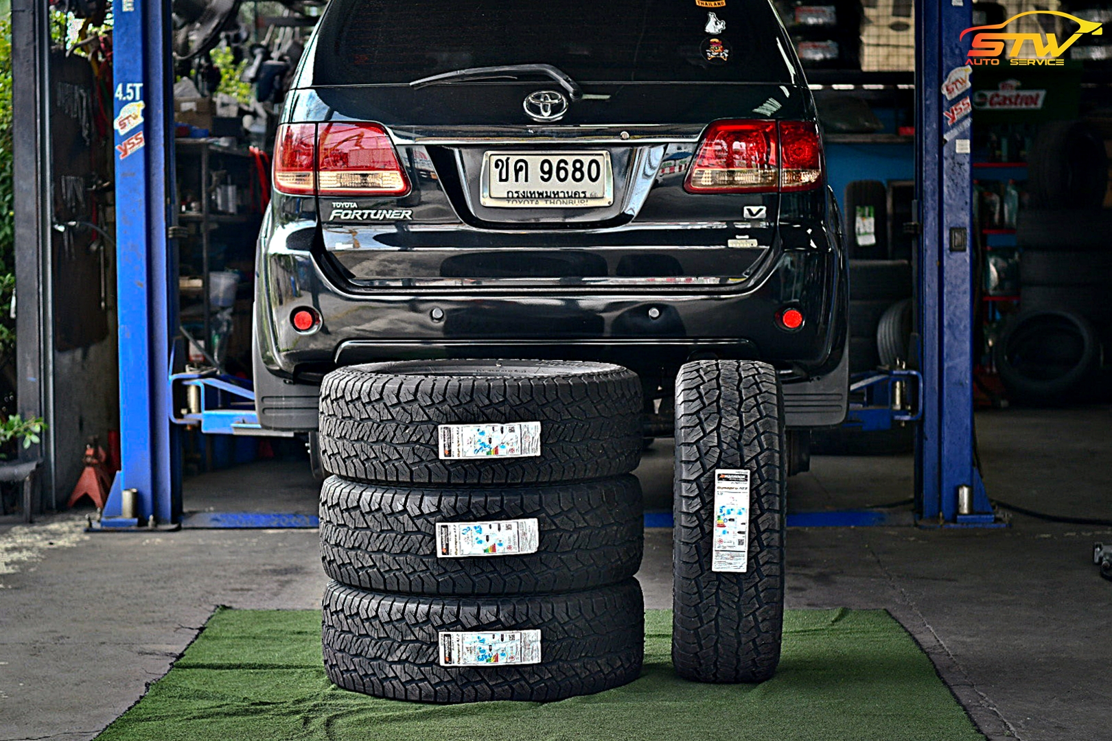 ยาง HANKOOK Dynapro AT2 (RF11) 265/65R18 114T ติดตั้งใส่ TOYOTA FORTUNER
