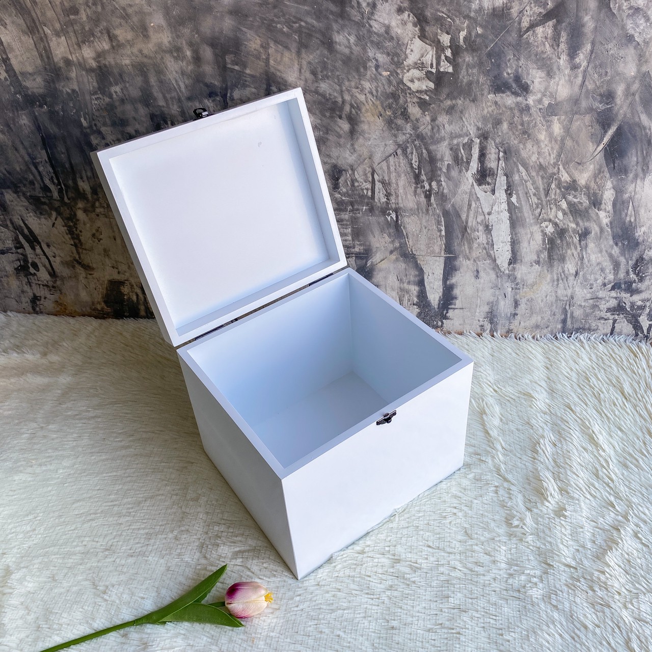 กล่องไม้สีขาว (MDF Wooden Box)