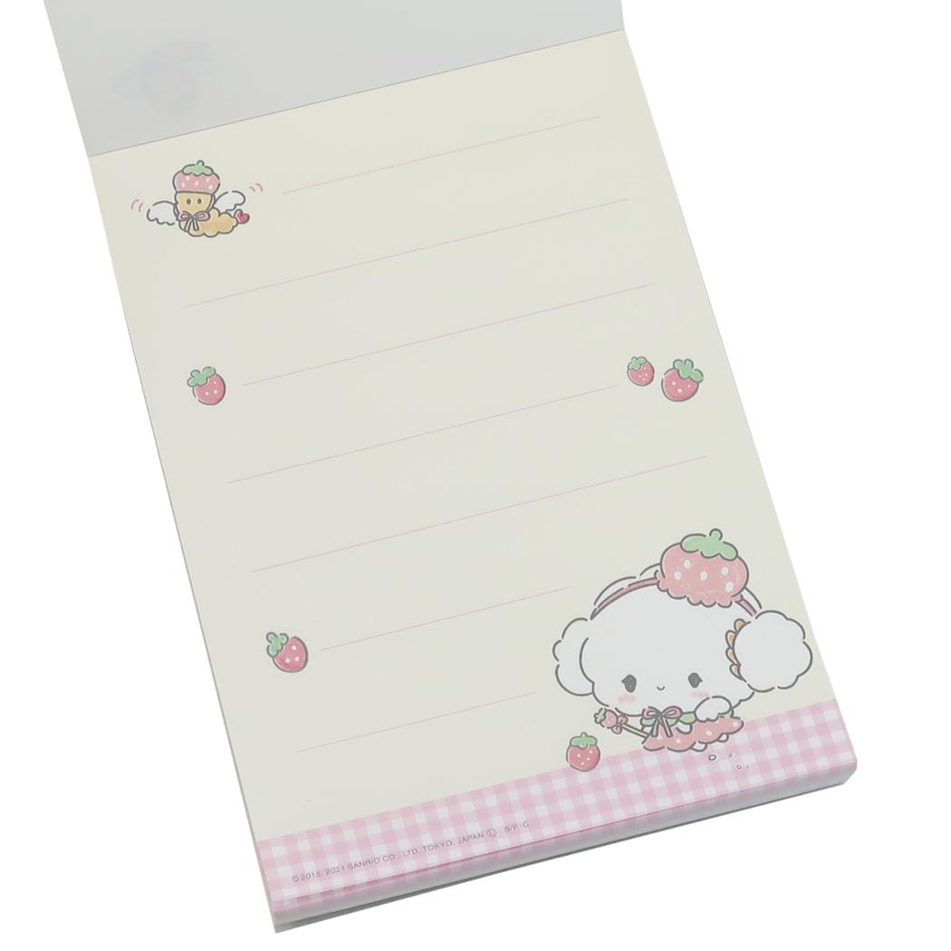 สมุดฉีก A6 แบบ Cogimyun ลาย Strawberry สีชมพู ขนาด 10.3 x 14.5 x 1.1 ซม. มี 4 ลาย รวม 100 แผ่น