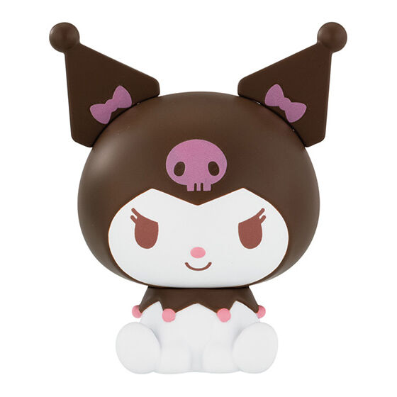 Capchara Sanrio Characters 9 เป็นโมเดลแบบตั้งได้ ตัวใหญ่ประมาณ 8.5 ซม. มี 4 แบบให้เลือก
