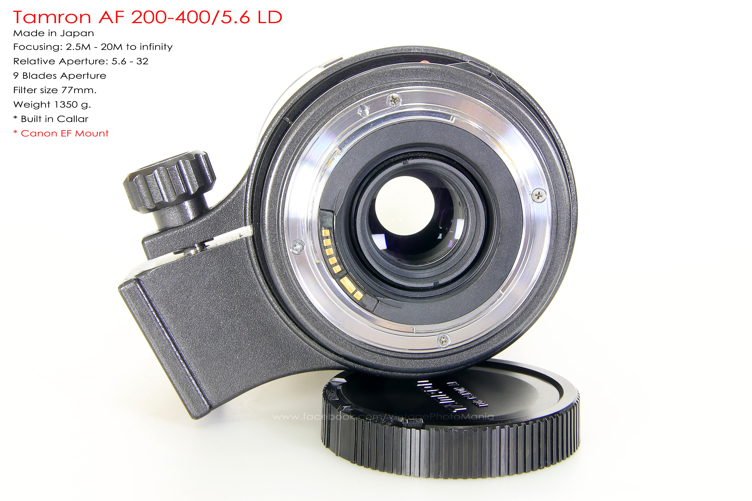 Tamron AF 200-400/5.6 LD *Canon EF เลนส์ซูมซูเปอร์เทเลสายถ่ายนกเอฟไม่ไหล