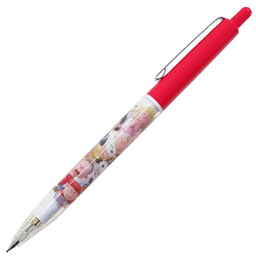 ดินสอกด Snoopy Peanuts จากญี่ปุ่น ลาย Snoopy & เพื่อน สีขาวแดง