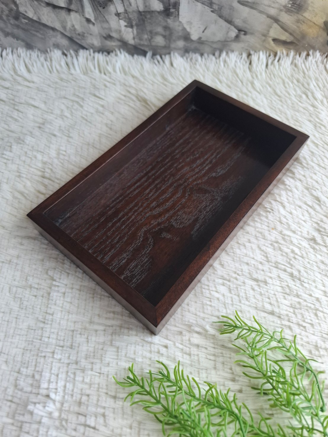 ถาดไม้สัก