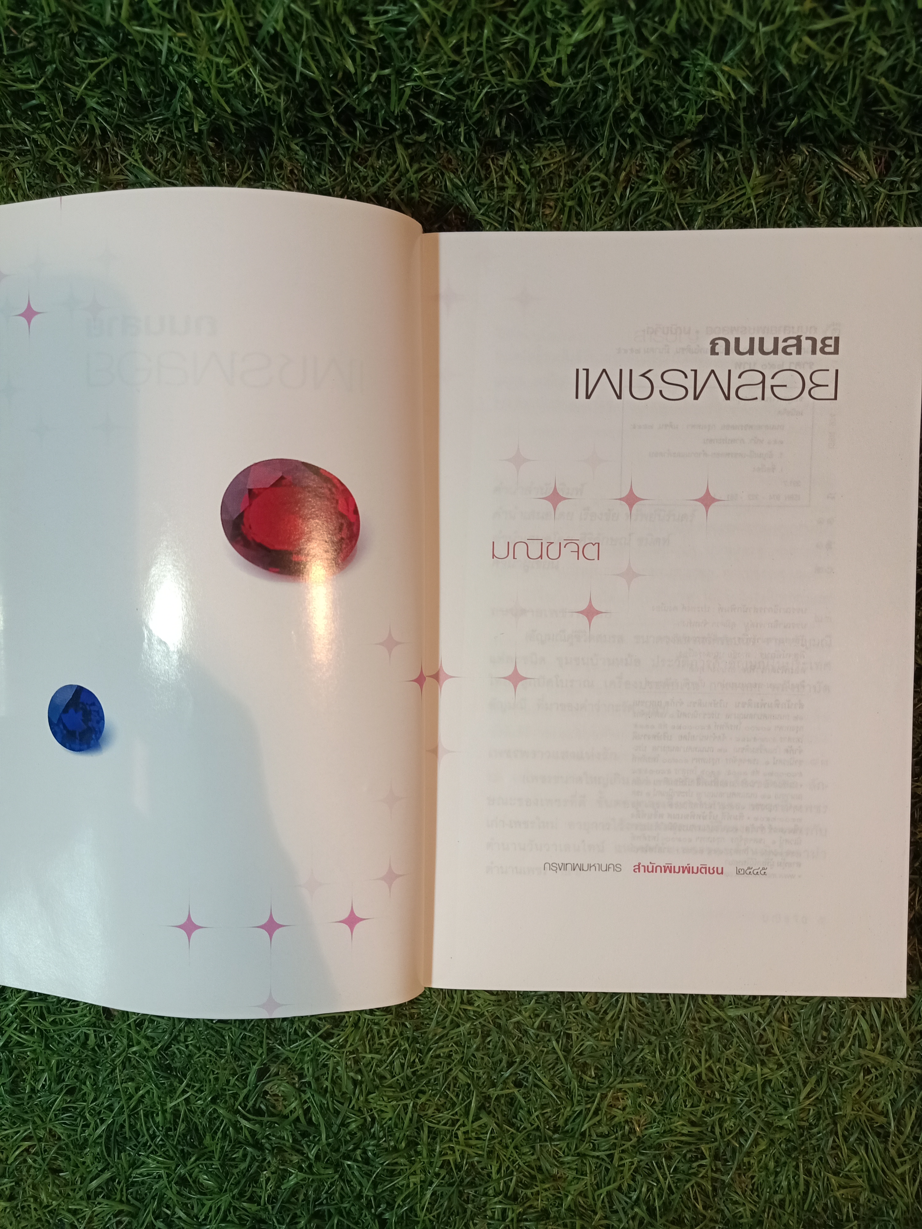 ถนนสาย เพชรพลอย (หนังสือมีรอยขีดเส้นใต้ตามรูปภาพที่ถ่ายครับ) / มณิขจิต