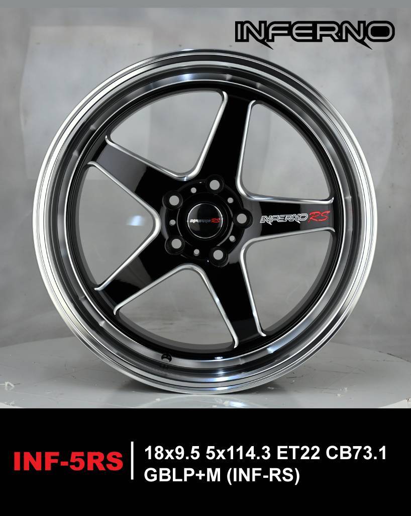 ล้อซิ่ง INFERNO INF-5RS (INF-RS) ขอบ 18" 5รู ราคาพิเศษ