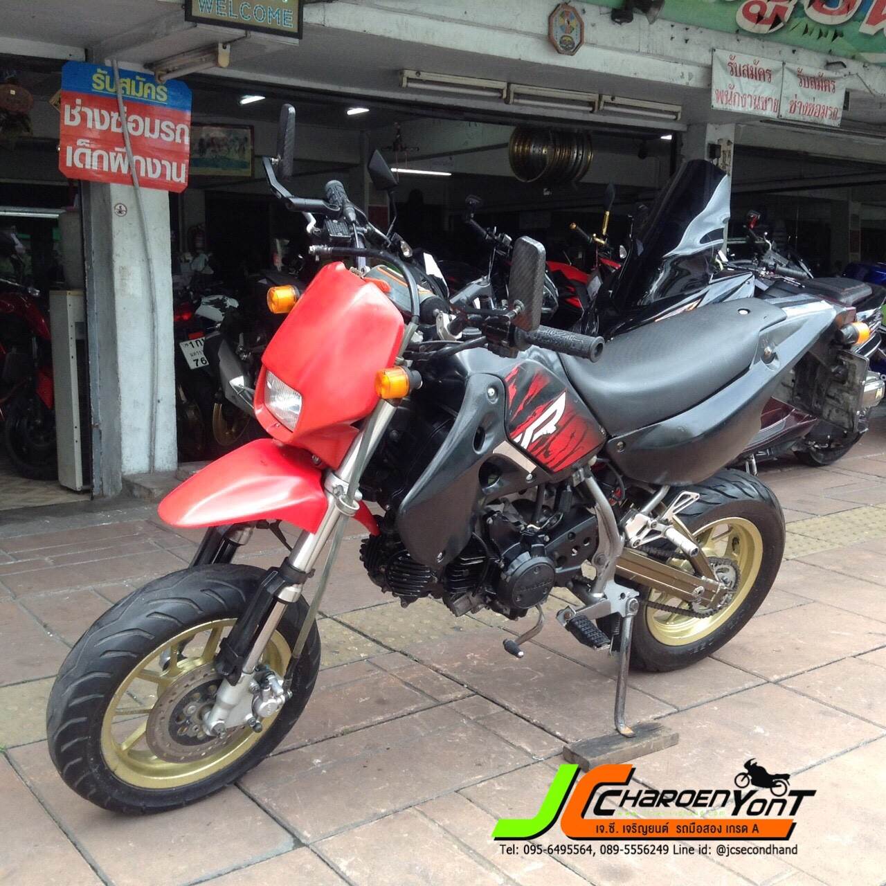 "รถบ้านเทินร์มาราคาประหยัด" ขายตามสภาพกับ KAWASAKI KSR110 โฉมปี 52 สภาพอาจไม่สวยเด่นแต่ก็ไม่ต้องซ่อมจ้า คันนี้มีดีที่เครื่องยนต์ ทั้งแน่นทั้งเงียบ