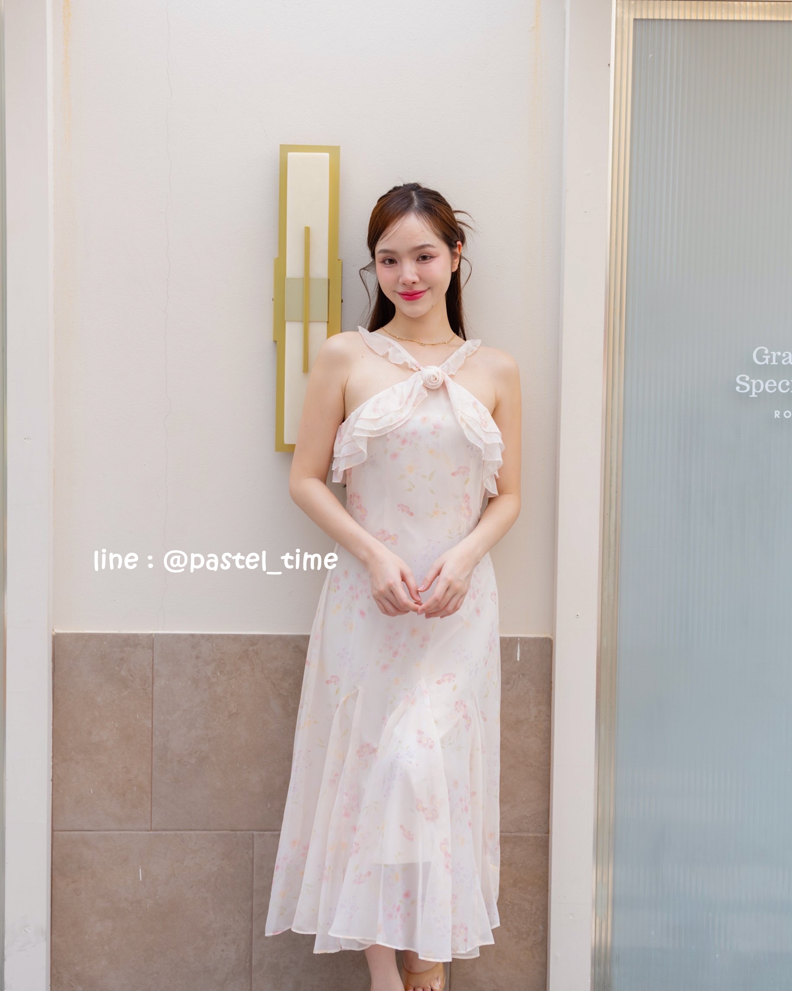 Rosy Vest Maxi Dress