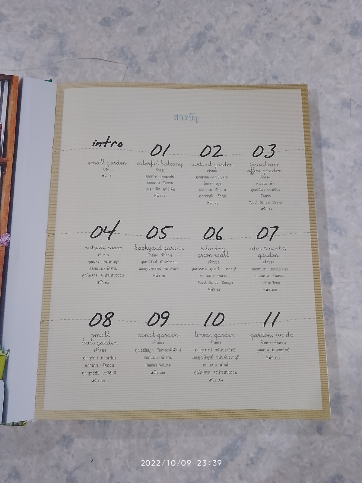 พื้นที่เล็กของคนรักสวน / ทิพาพรรณ ศิริเวชฏารักษ์