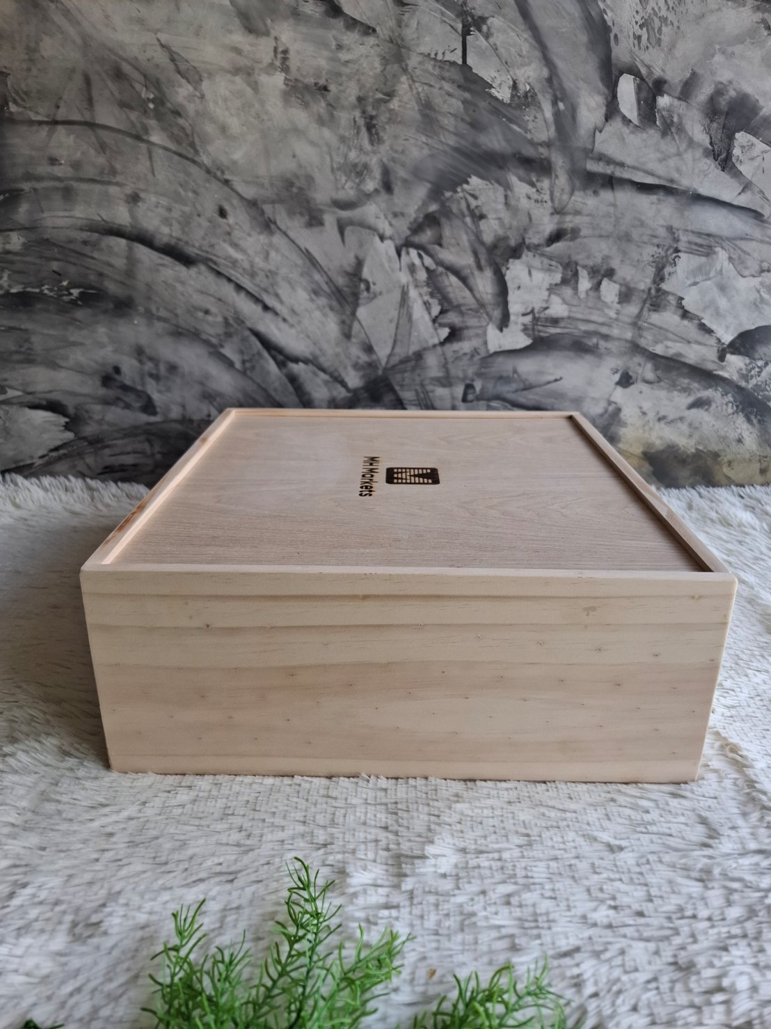 กล่องใส่ไวน์+แก้ว