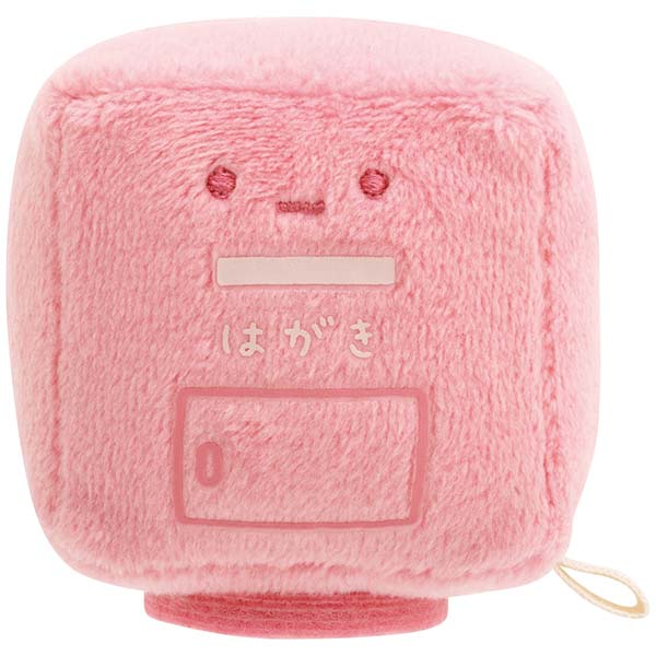 ตุ๊กตา Sumikko Gurashi - Sumikkomono ตัวเล็ก ไซส์ SS แบบตู้ไปรษณีย์สีชมพู & จดหมายน้อย ขนาด 5 x 4.5 x 3.5 ซม.
