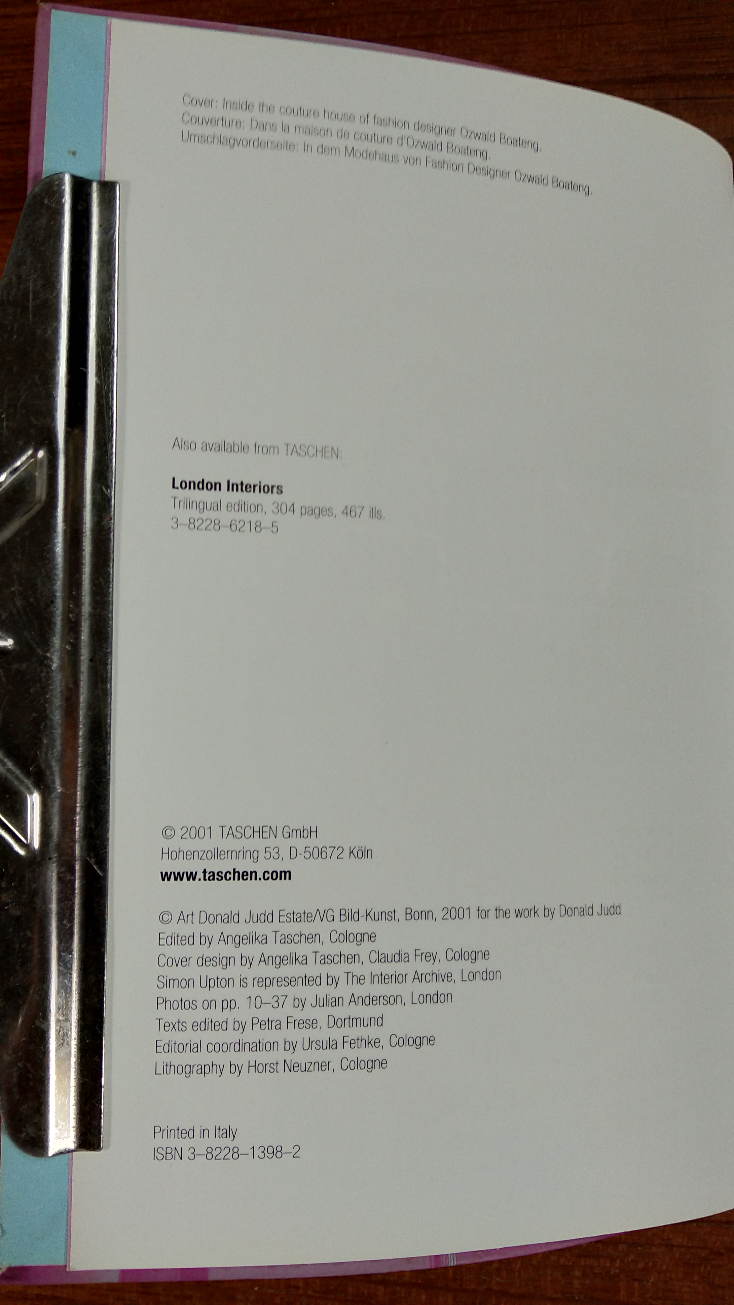 LONDON STYLE : TASCHEN