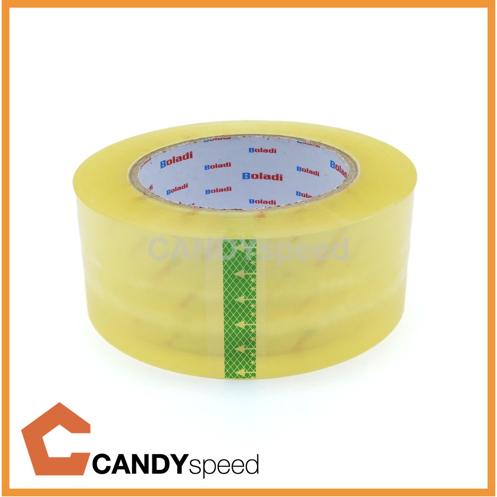 เทปใส ไร้เสียง กว้าง 50mm หนา 20mm ยาว 150 หลา | Packing Tape Silence Clear Transparent | By CANDYspeed
