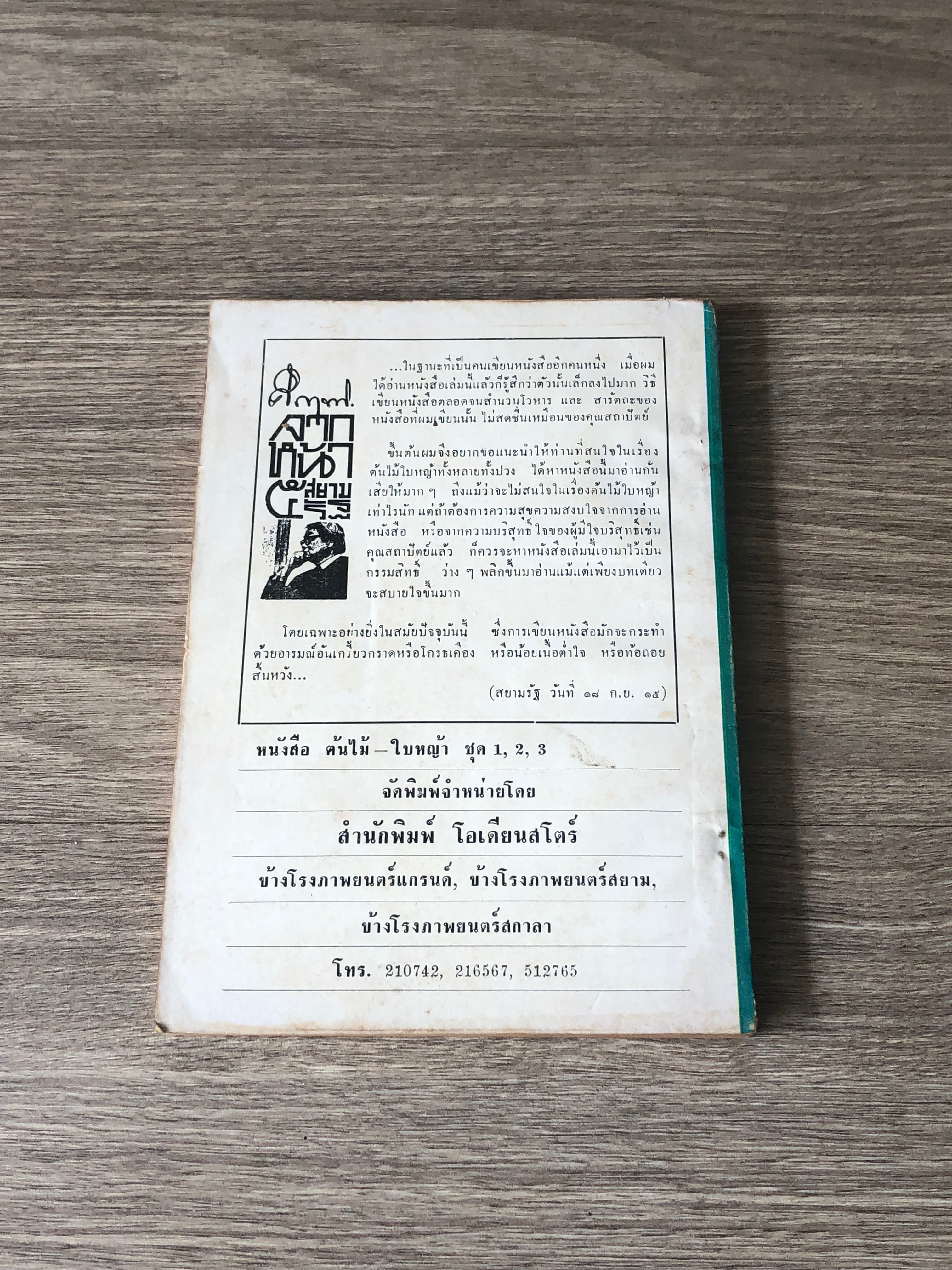 ต้นไม้ - ใบหญ้า / สถาปัตย์ ปรีดา