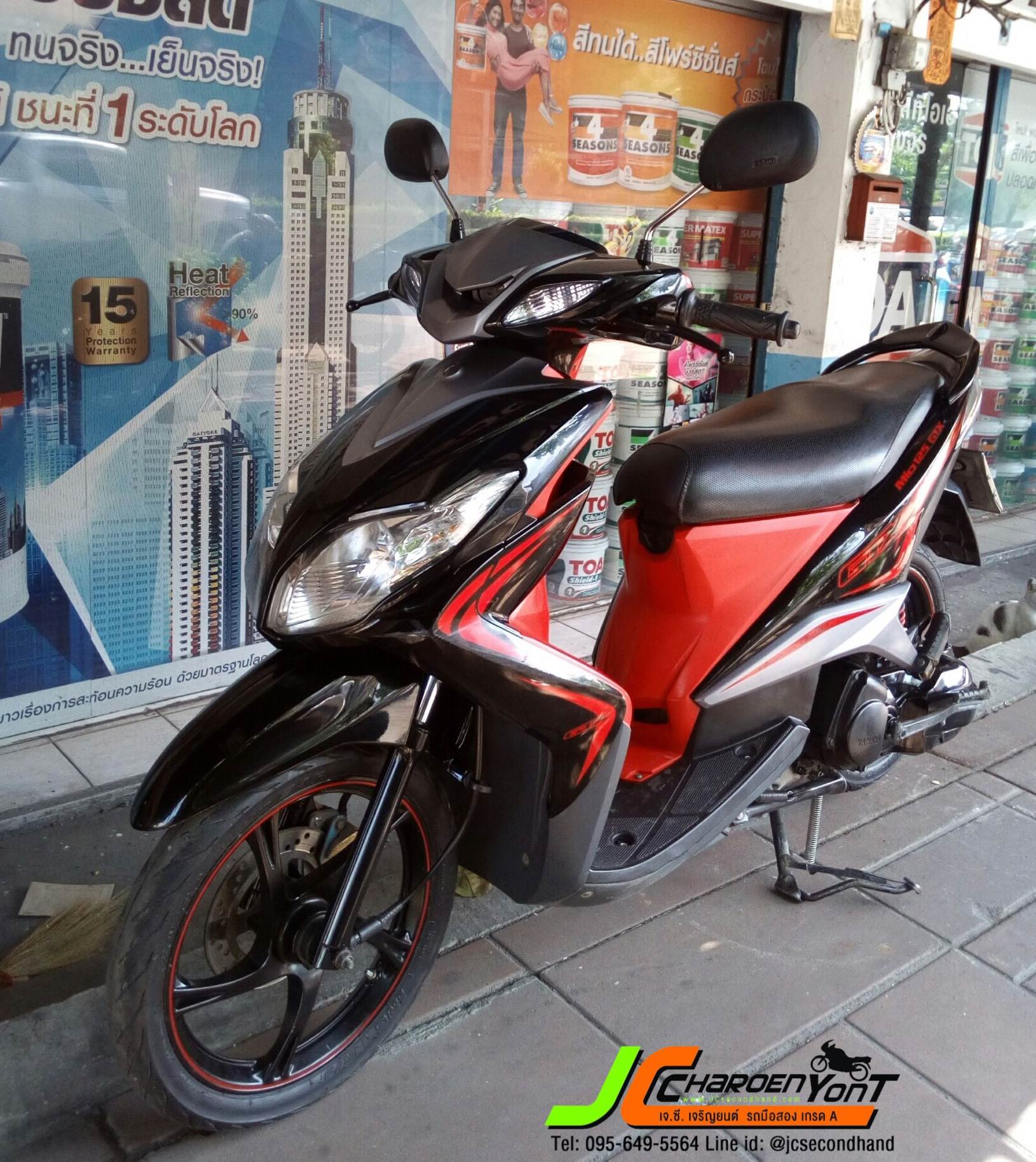 "รถบ้านมือเดียวสภาพพร้อมใช้" มาอีกคันแล้วจร้า YAMAHA MIO125 GTX จดทะเบียนปลายปี54สภาพรภเดิมทั้งคัน เครื่องเดิมเงียบไม่แกะ ชุดสีเดิมสภาพดีมีรอยบ้างเฉพาะช่วงหน้าเท่านั้น แม็คแท้ตรงรุ่น ยางIRC หน้า-หลัง ดอกยางเต็มใช้กันยาวๆ