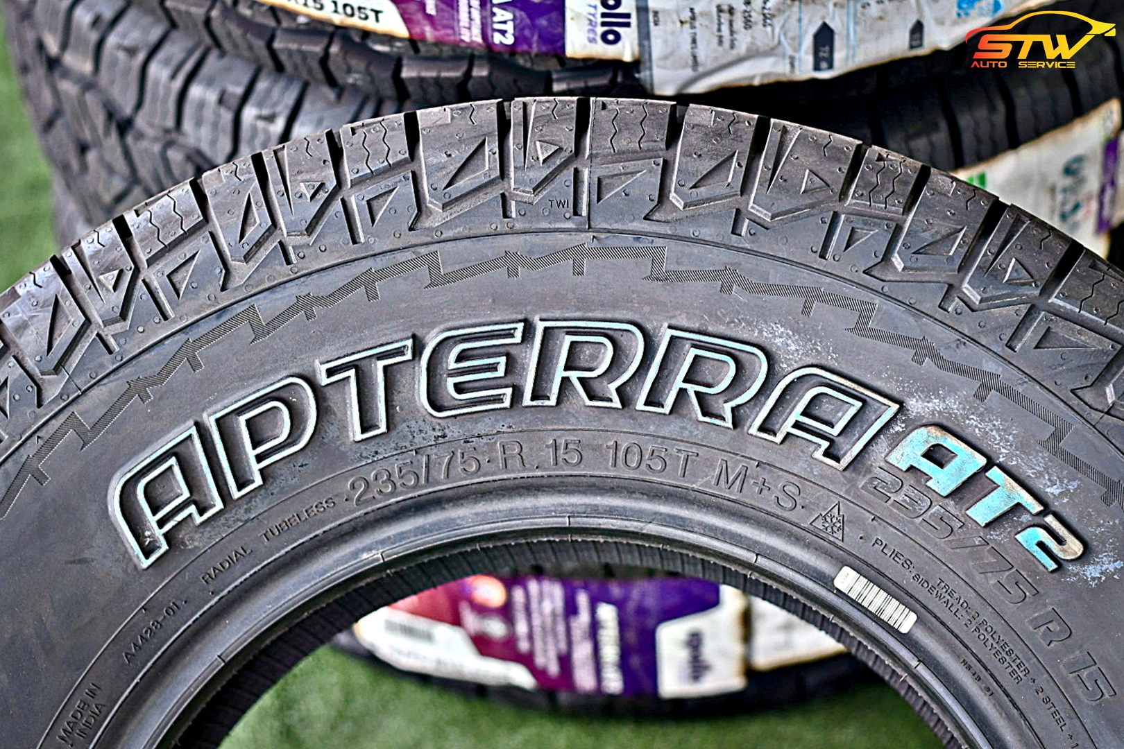 ยาง APOLLO Apterra AT2 235/75R15 105T ติดตั้งใส่ ISUZU D-MAX