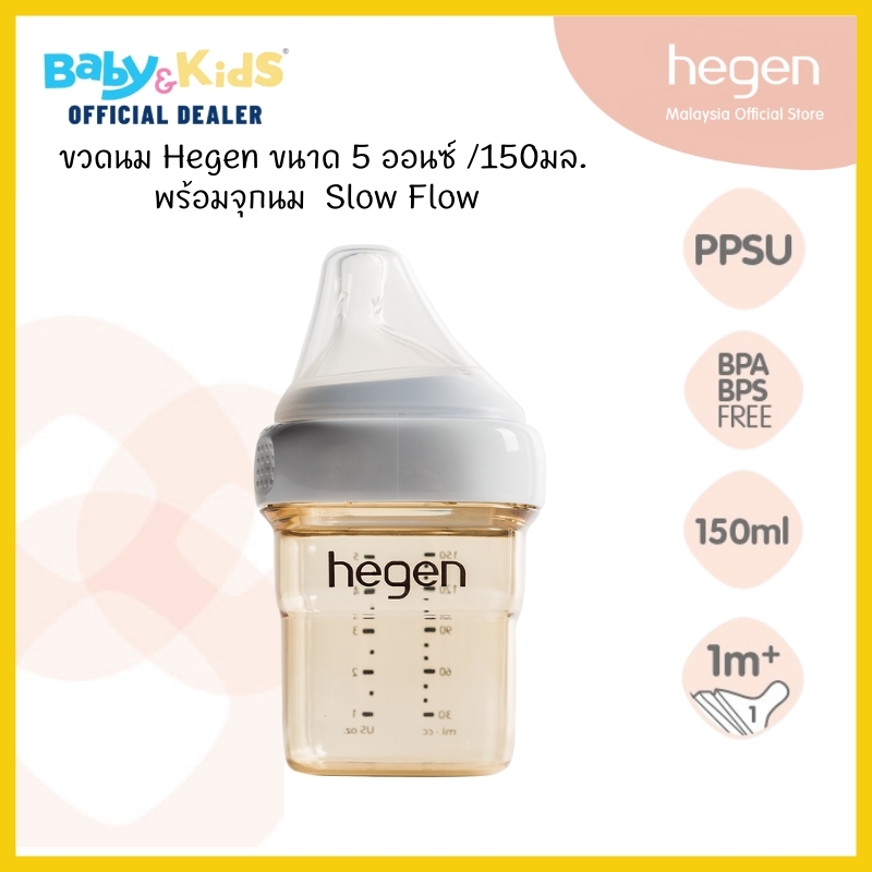 Hegen ขวดนม พร้อมจุกนม PCTO™ 150ml./ 5oz. Feeding Bottle PPSU