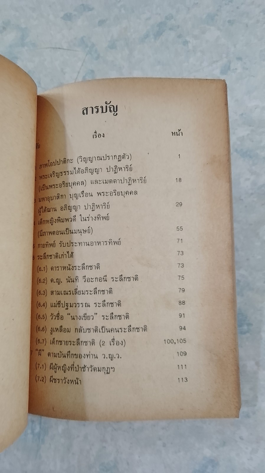 วิญญาณปรากฎตัวและระลึกชาติ