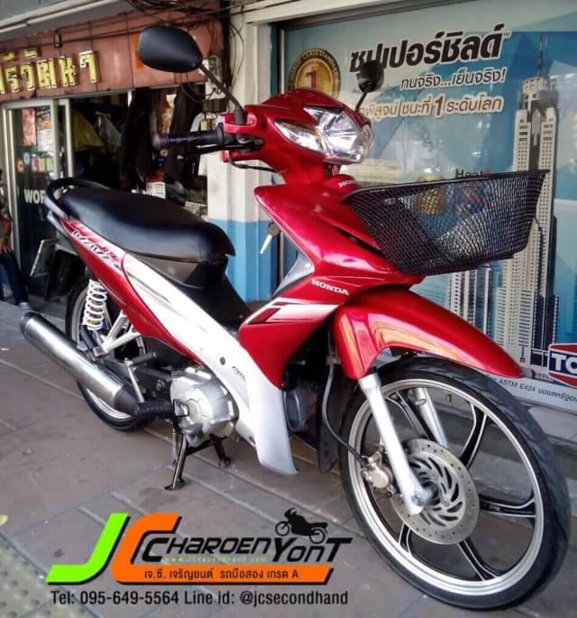 รถยอดฮิต HONDA WAVE 110I (สตาร์ทมือ) ปี 52 เครื่องดีเงียบๆ สตาร์ทติดง่าย ไม่ดัง ควันไม่ไหล ชุดสีเดิมแท้ทั้งคัน