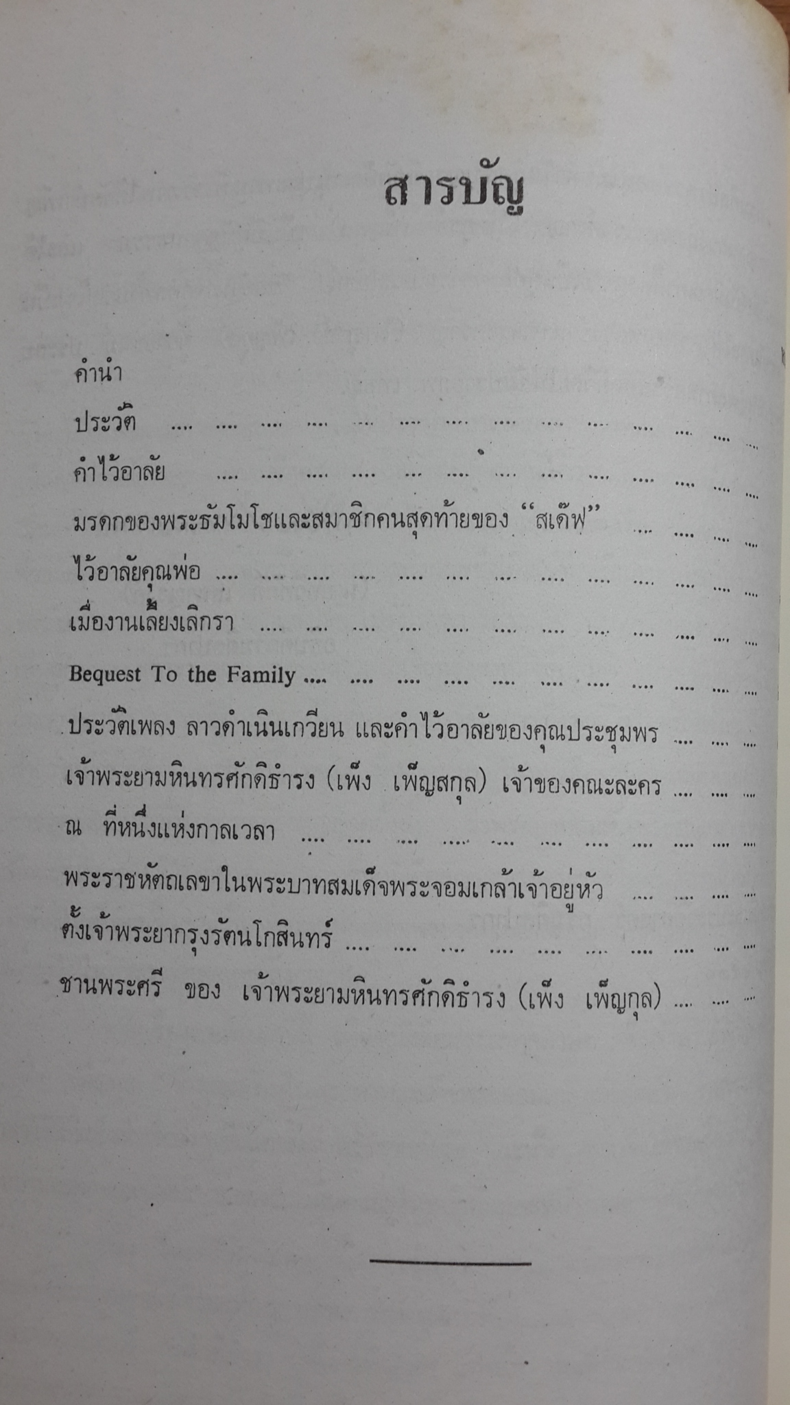 พระราชหัตถเลขาในพระบาทสมเด็จพระจอมเกล้าเจ้าอยู่หัว ภาคที่ ๕ และเรื่อง ชานพระศรี ของ เจ้าพระยมหินทรศักดิธำรง(เพ็ง เพ็ญกุล) พิมพ์เป็นอนุสรณ์ในงานพระราชทานเพลิงศพ ร.อ.หลวงอำนาจณรงค์ราญ (ไพฑูรย์ เพ็ญกุล)