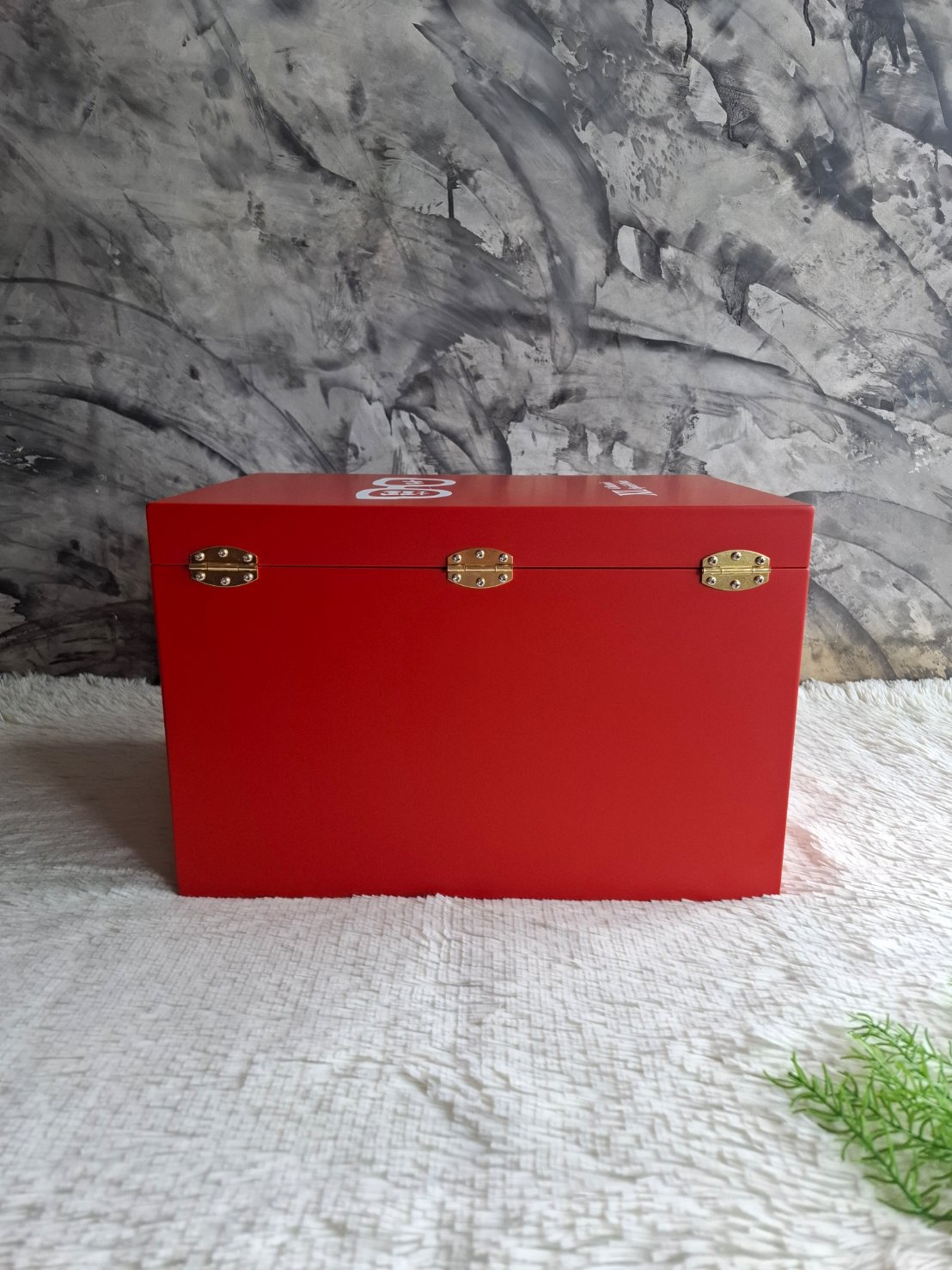 กล่องไม้ใส่งานโมเดลตุ๊กตา