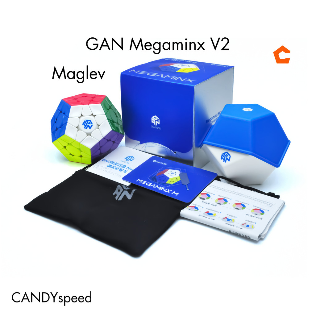 รูบิค GAN Megaminx V2 Maglev มีแม่เหล็ก | By CANDYspeed