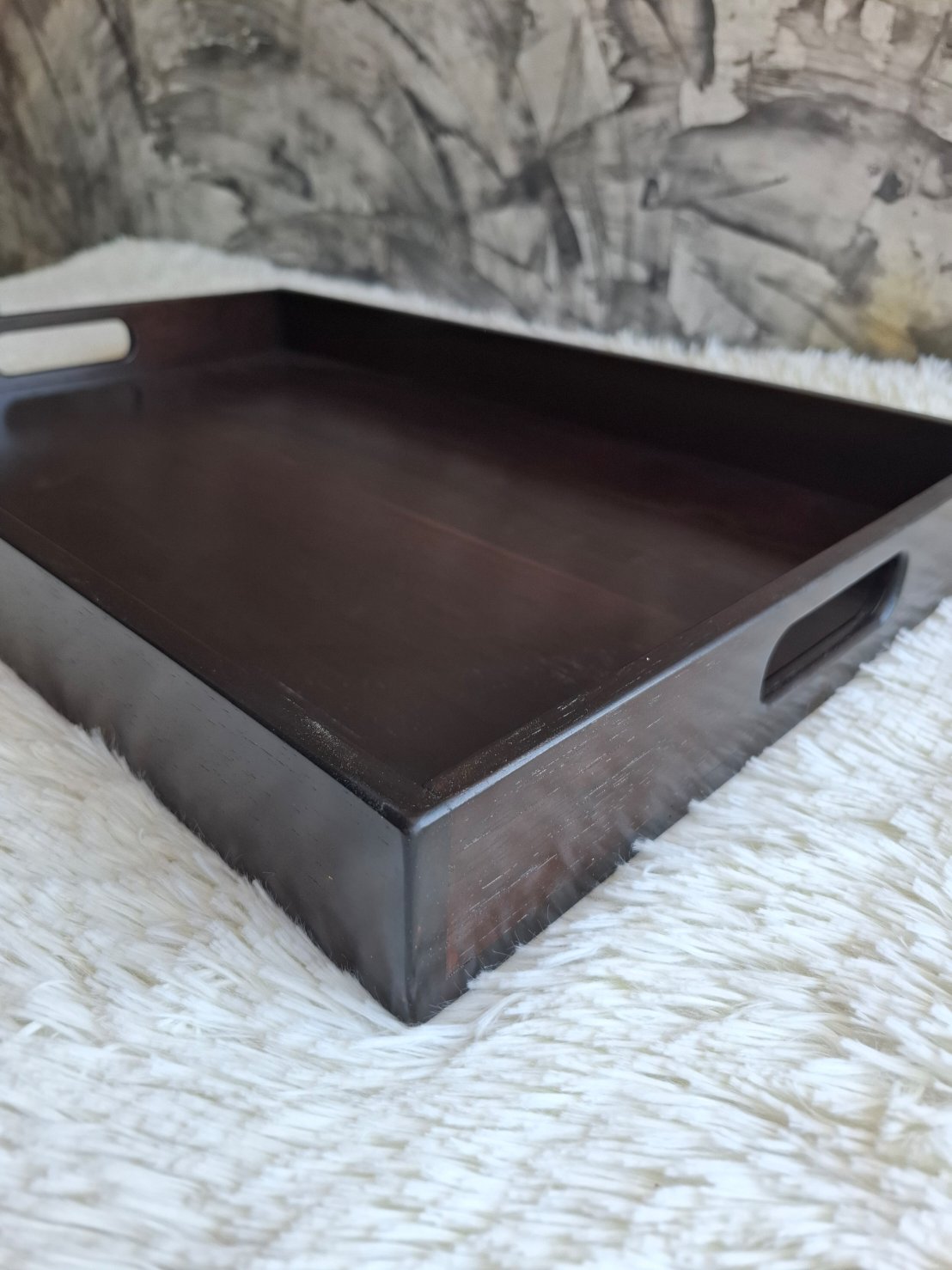 ถาดไม้ยางพารา